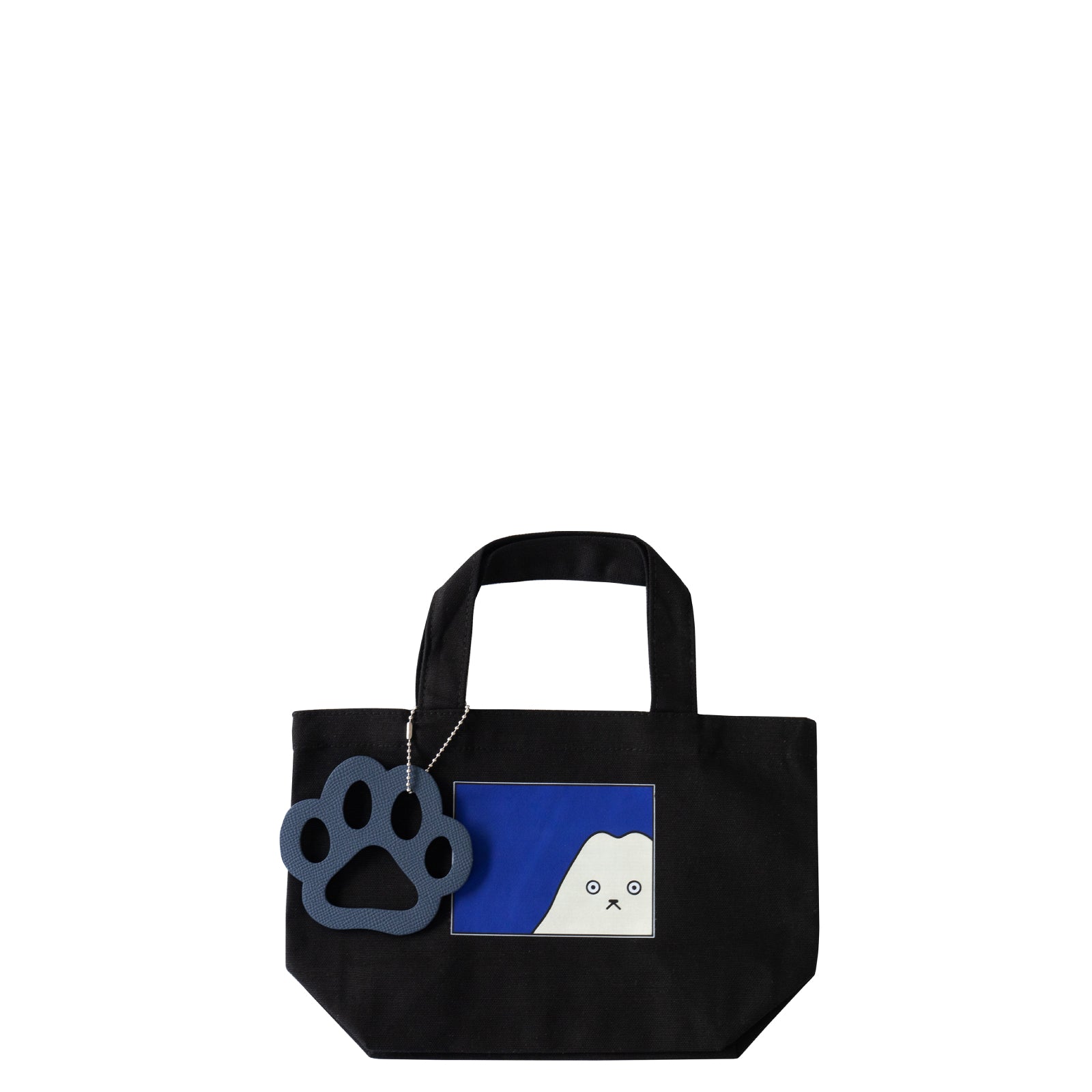 【期間限定：3月20日(金)22:00～22日(日)】にゃんぺんトートバッグ・S  [富士山にゃんぺん]  /  ブラック