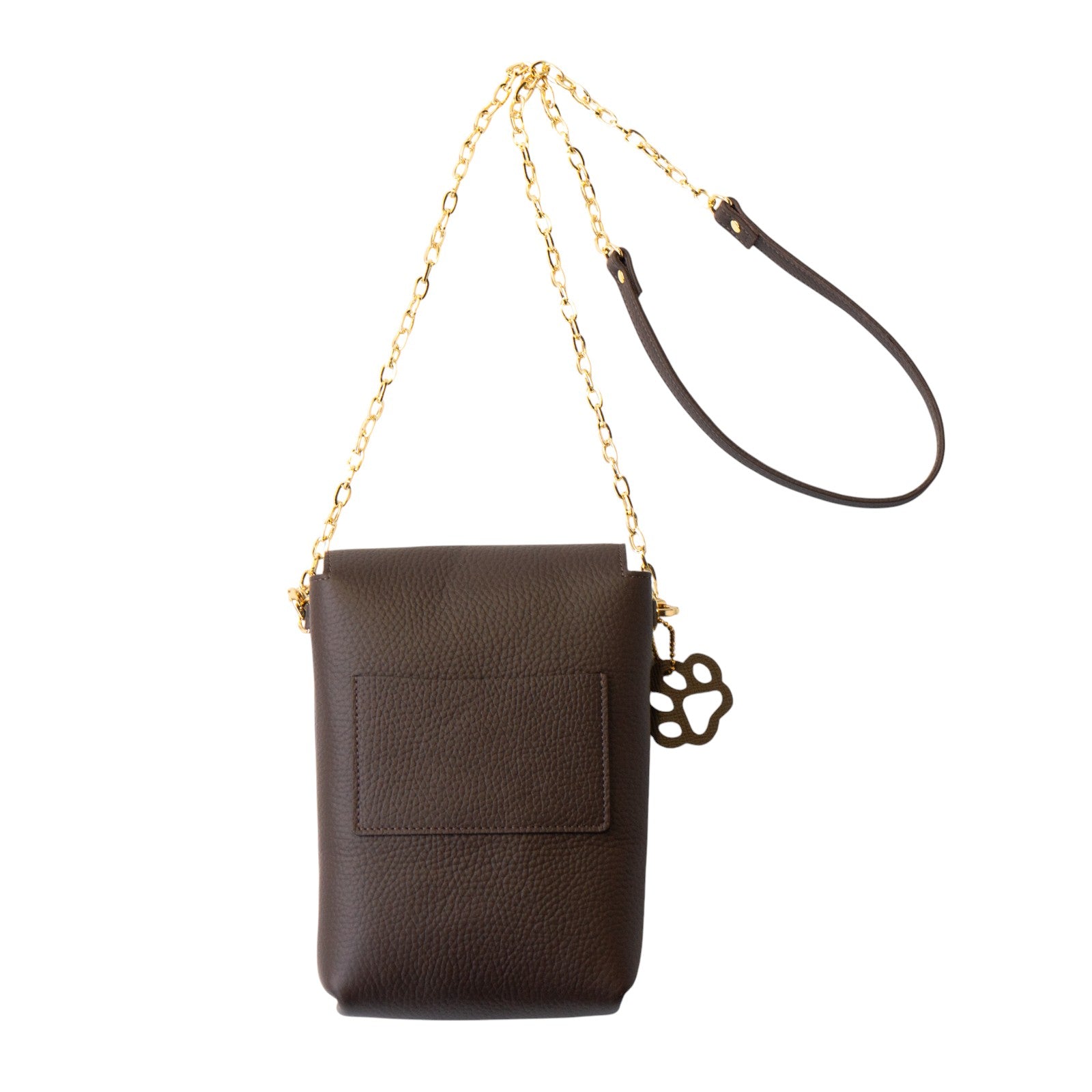 フルーニャスマホポシェット   キュイール・マッシュ  /  チョコ