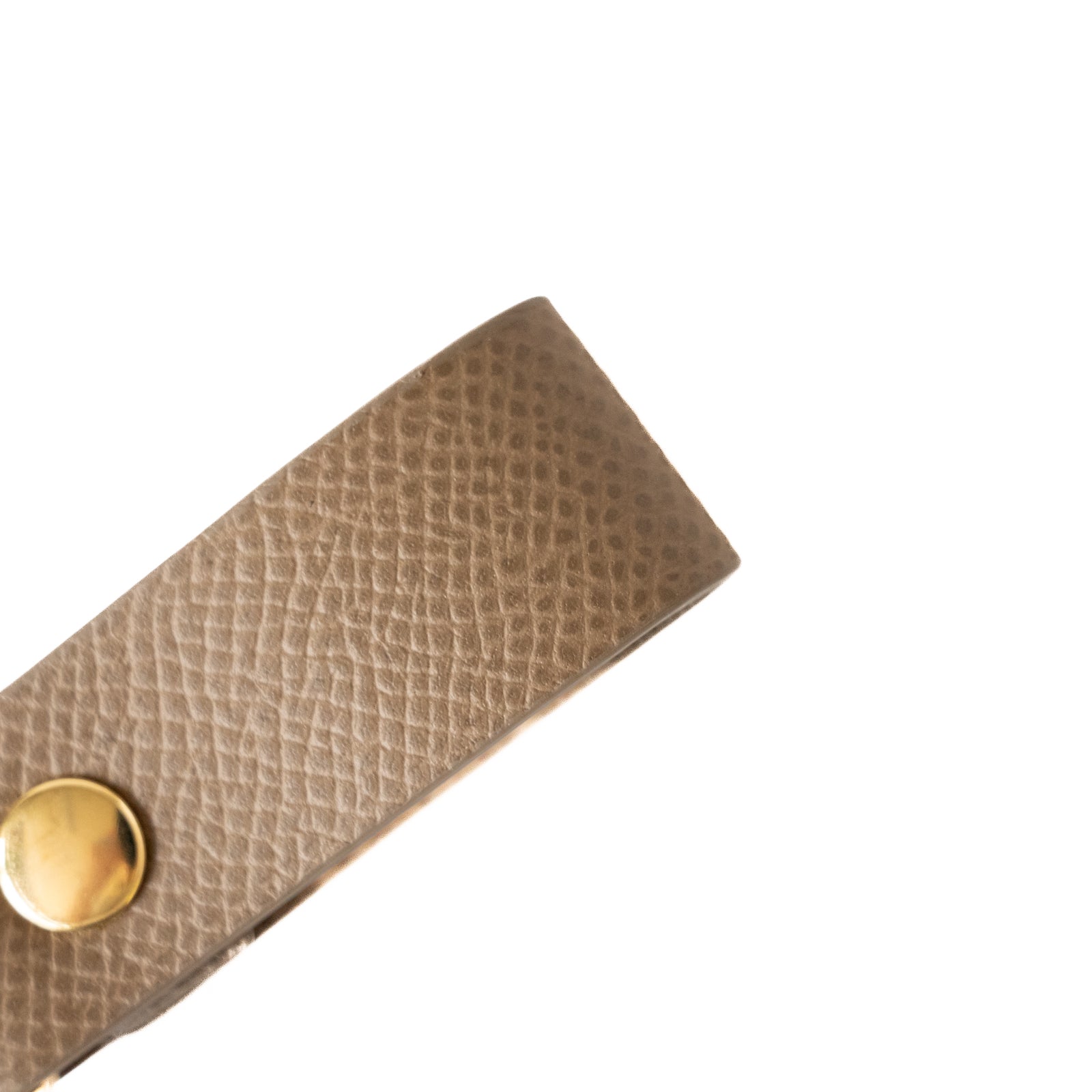 Leather key ring / Veau Epsom