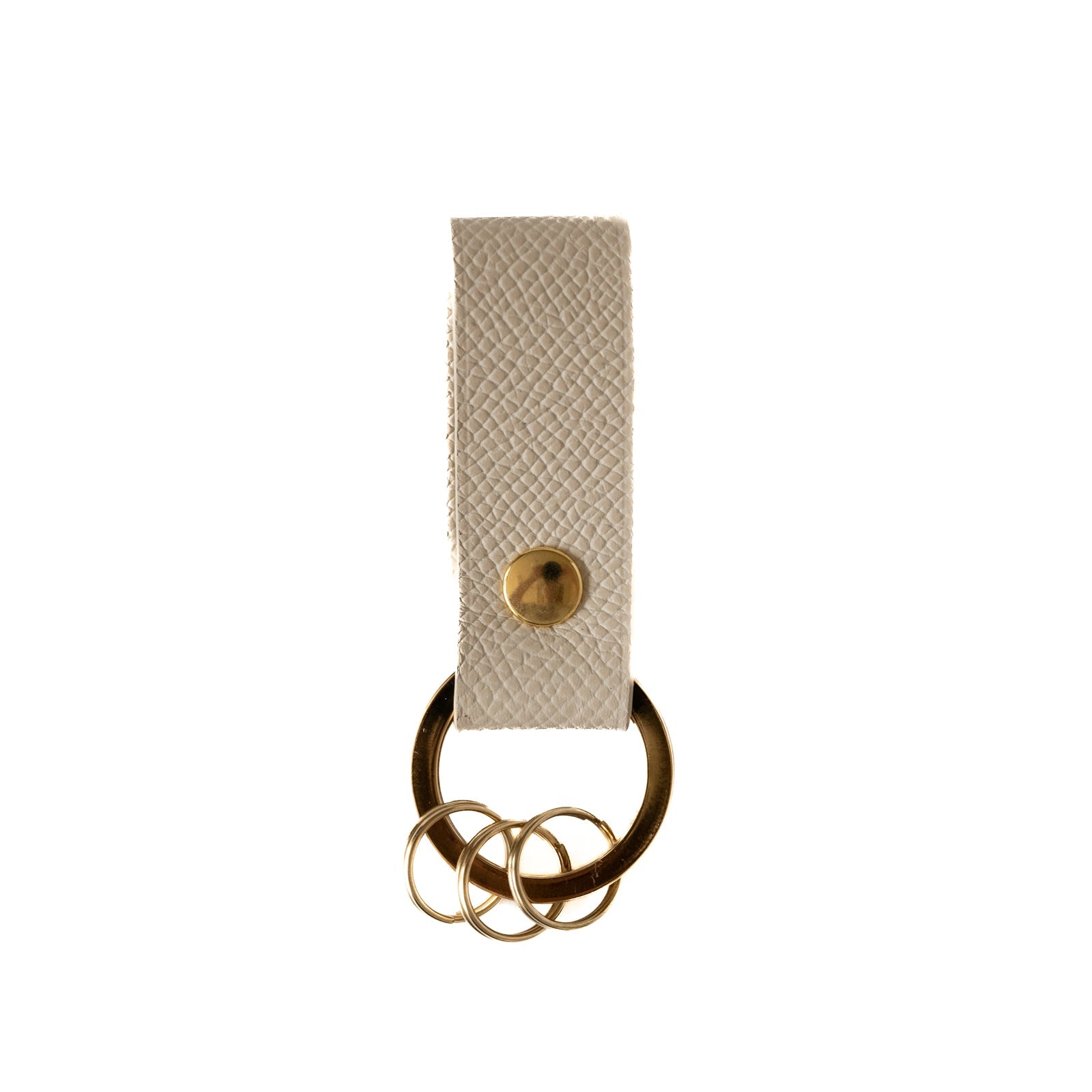 Leather key ring / Veau Epsom