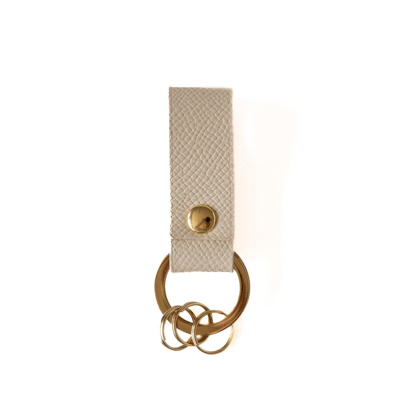 Leather key ring / Veau Epsom