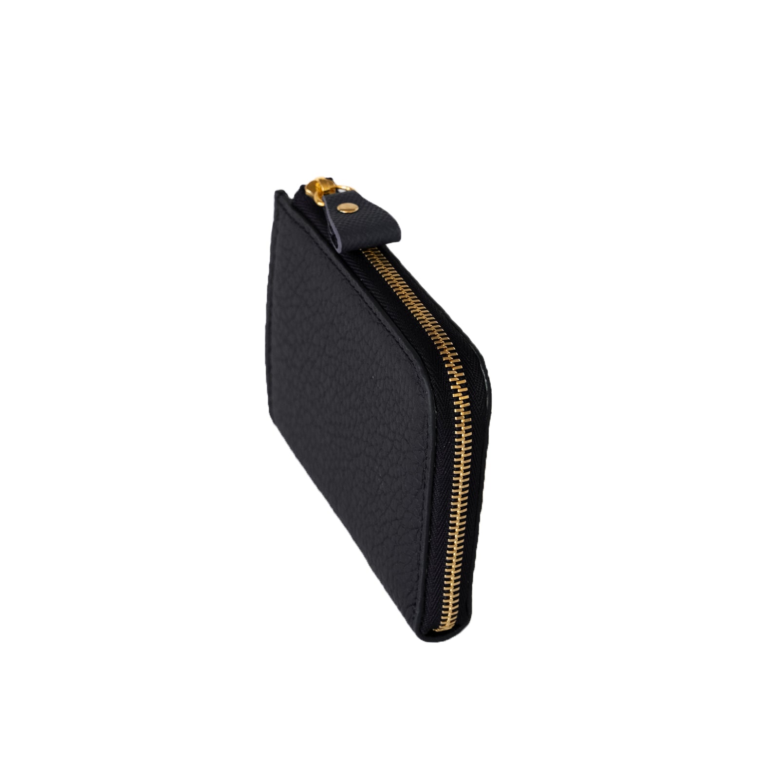 Minimum wallet with L shaped fastener / Taurillon Clemence