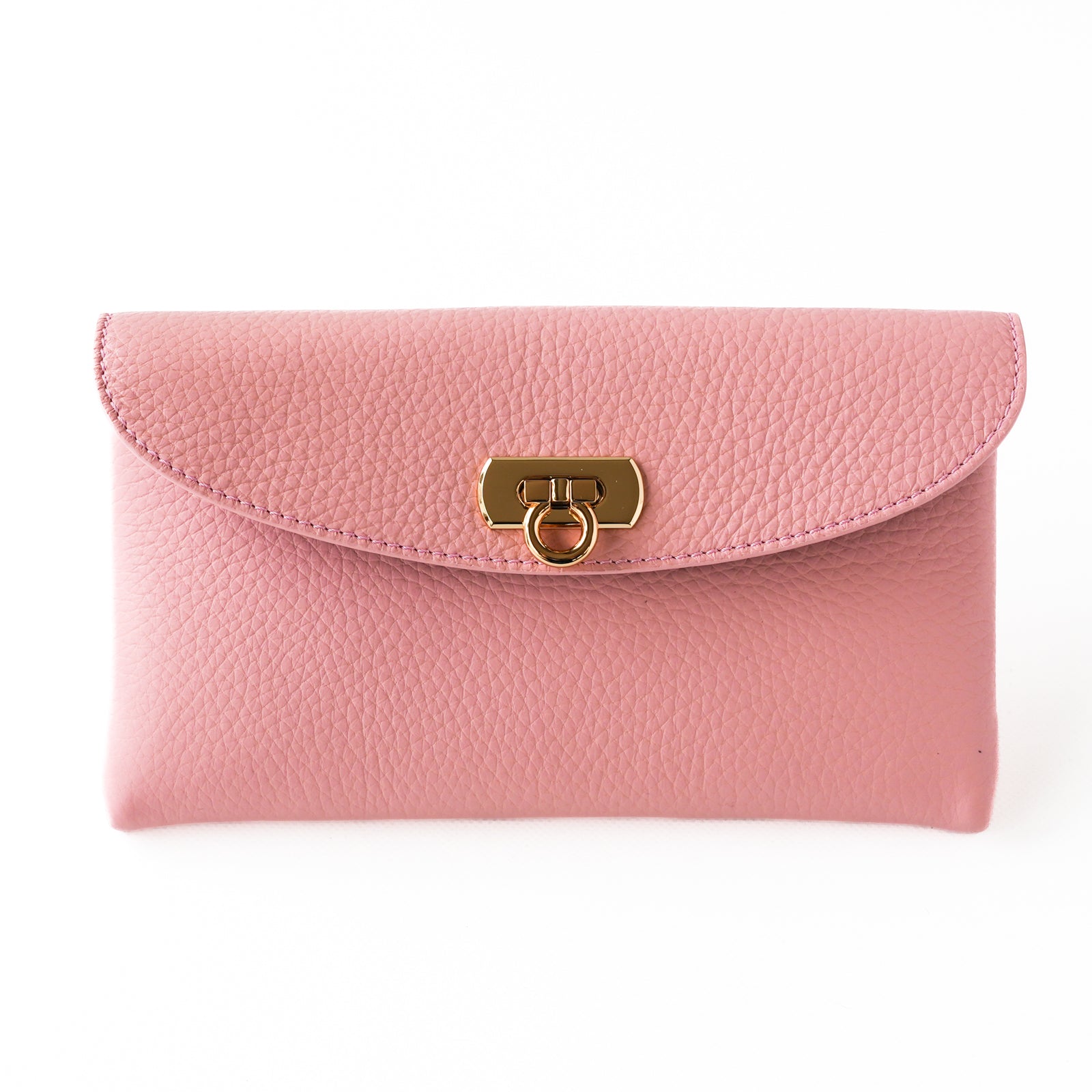 [Limited Item] Soft leather flap long wallet (no zipper) Cuir Mash
