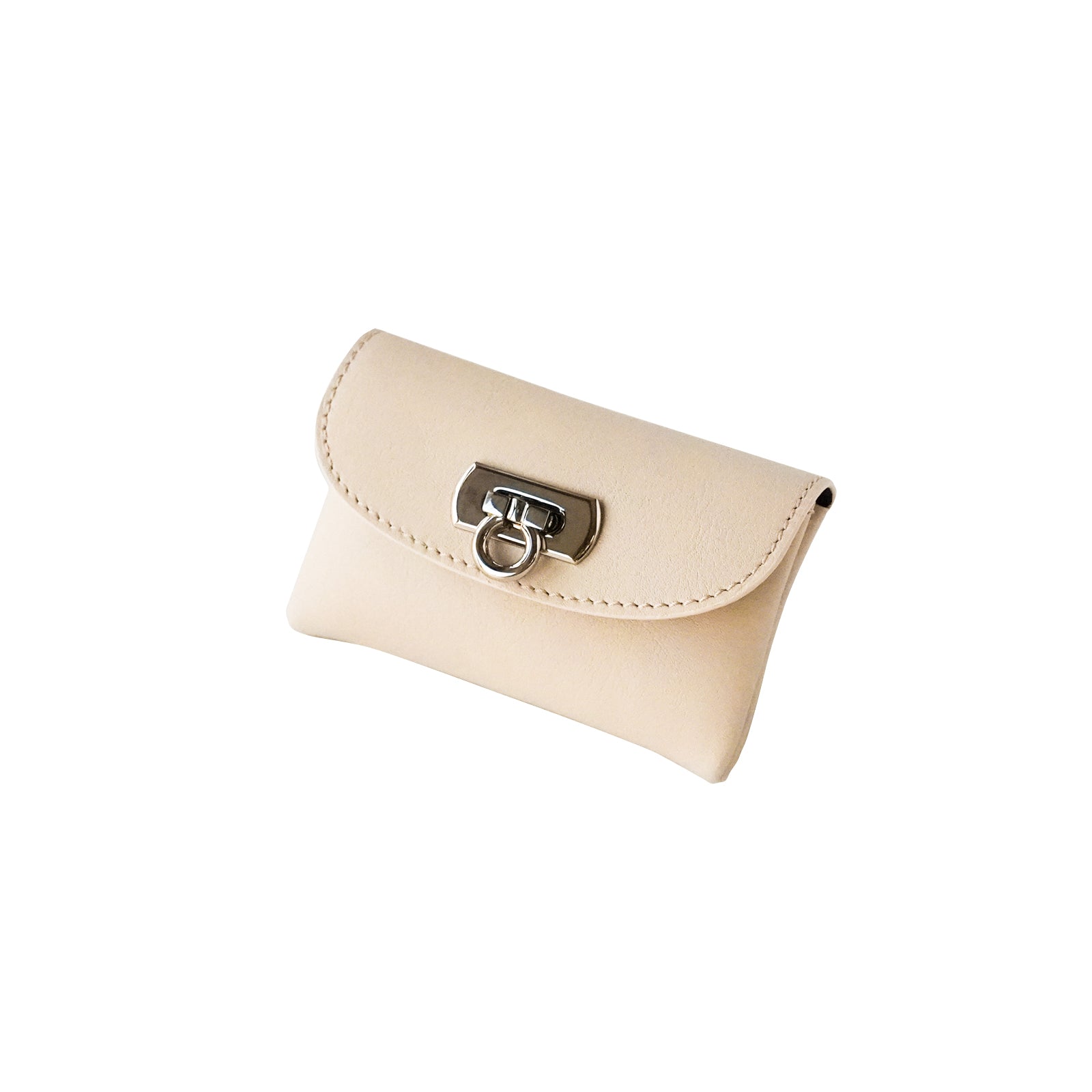 [Limited Item] Soft leather flap mini wallet Vaux Swift / Taurillon Clemence (back crocodile pocket)