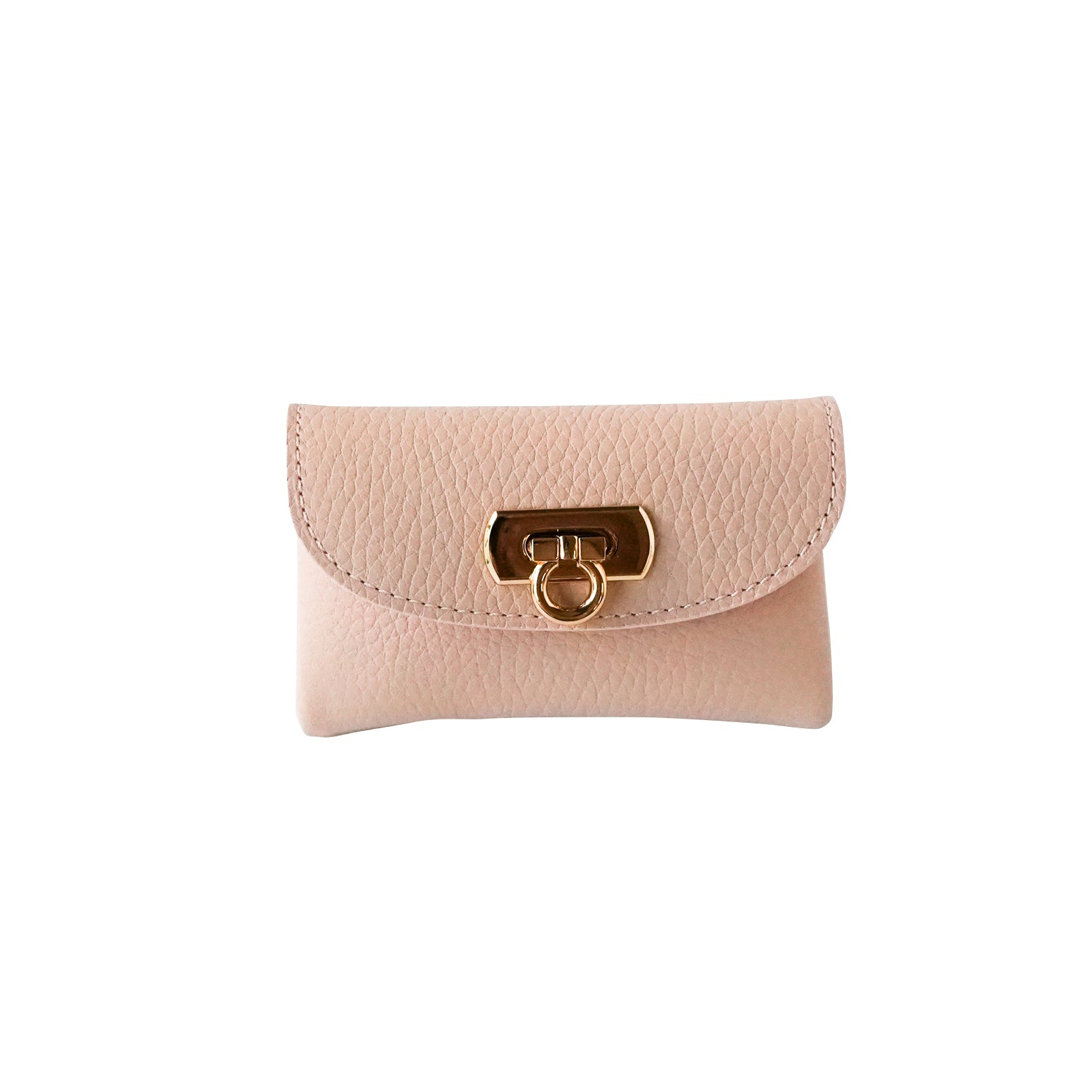 [Limited Item] Soft leather flap mini wallet Taurillon Clemence (back crocodile pocket)