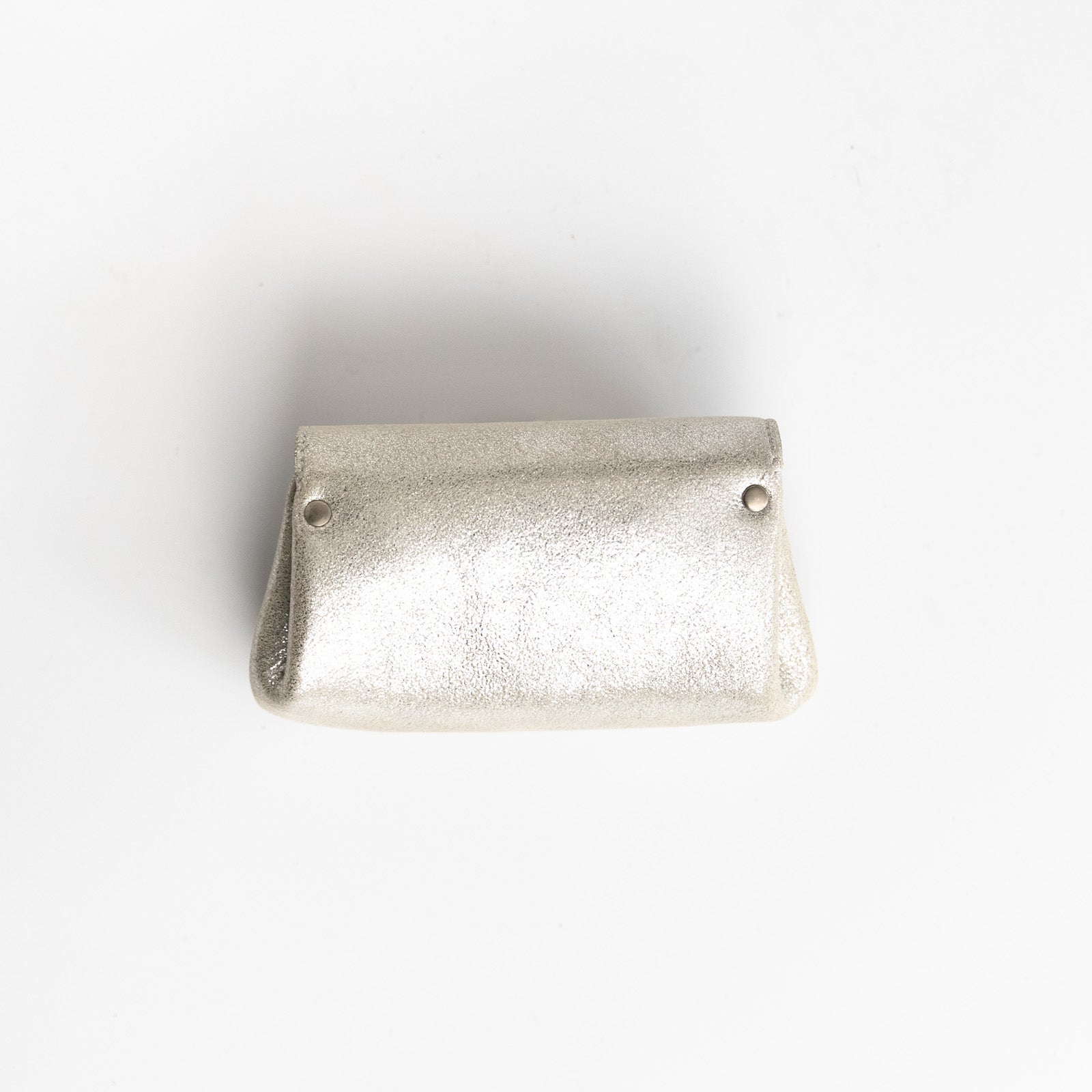 [Special Sale] Sparkly Shell Pouch, Silver