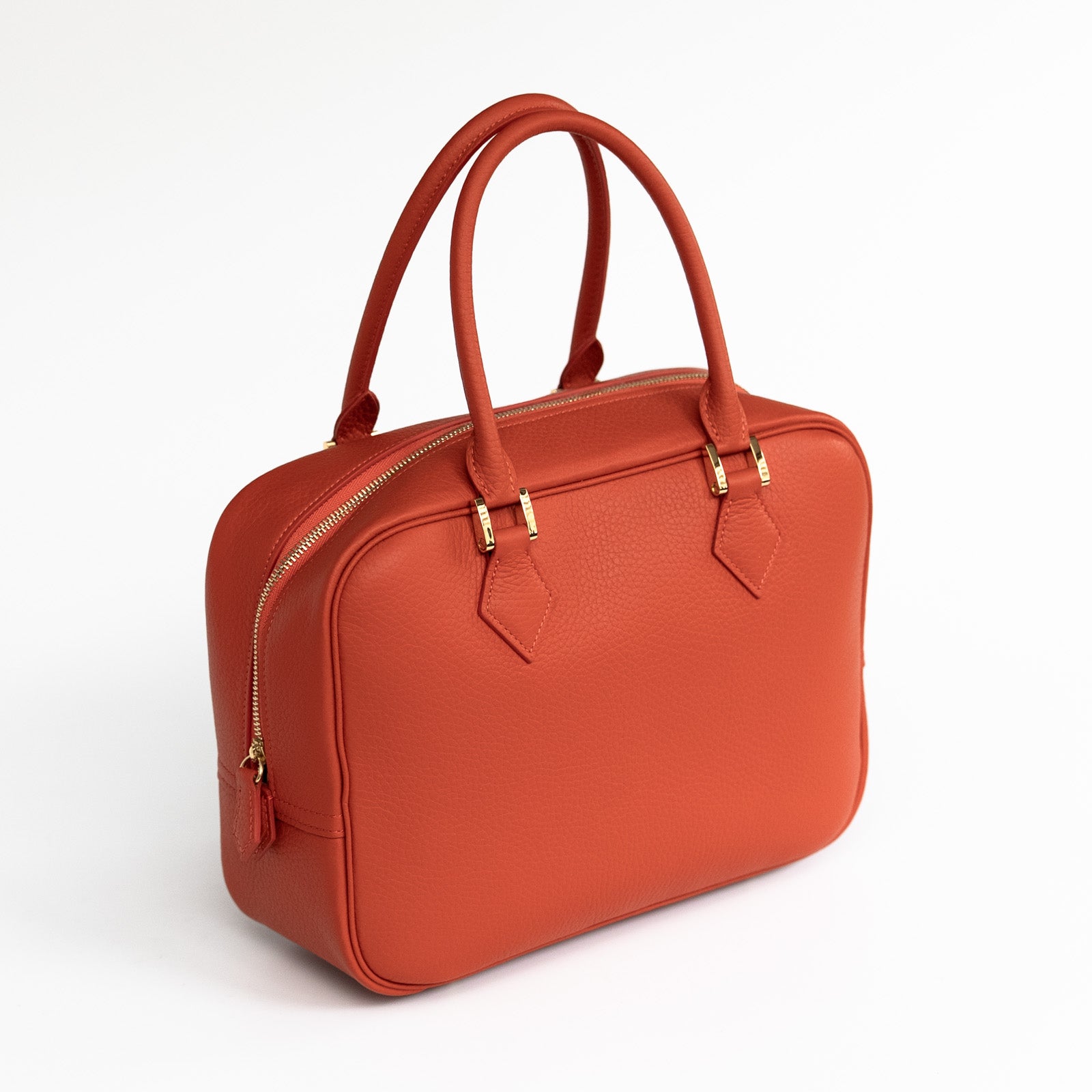[Special Sale] Handbag CUBE25 Cuir Mache / Scarlet