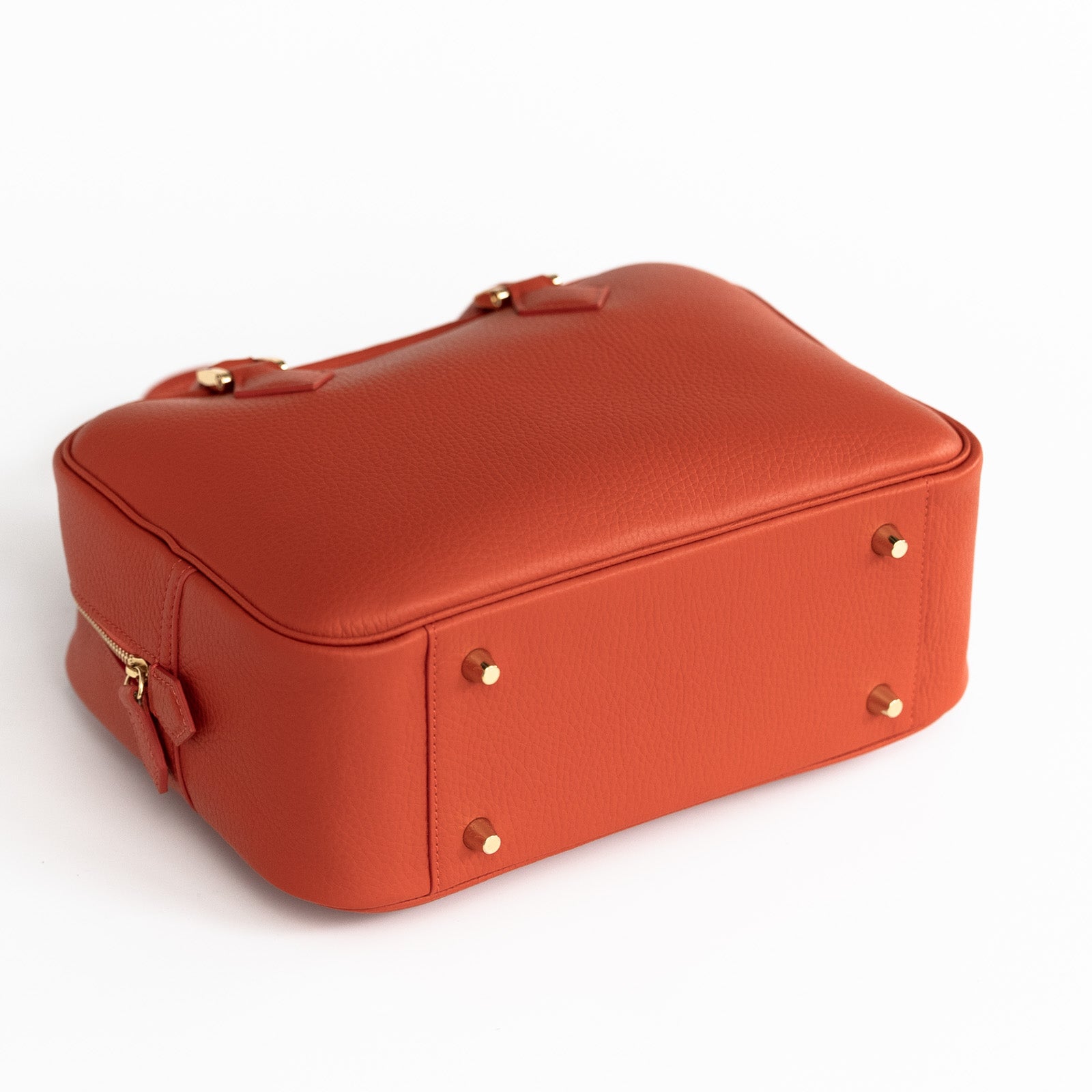 [Special Sale] Handbag CUBE25 Cuir Mache / Scarlet