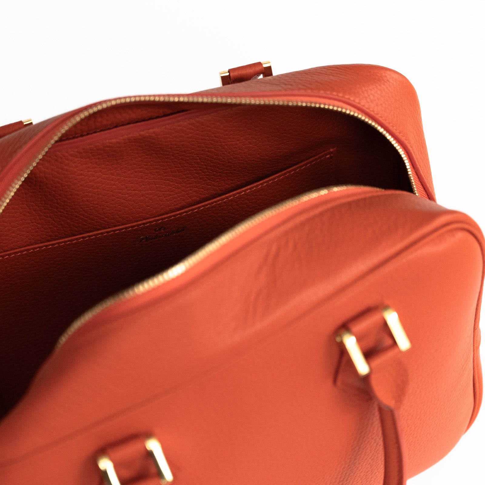 [Special Sale] Handbag CUBE25 Cuir Mache / Scarlet