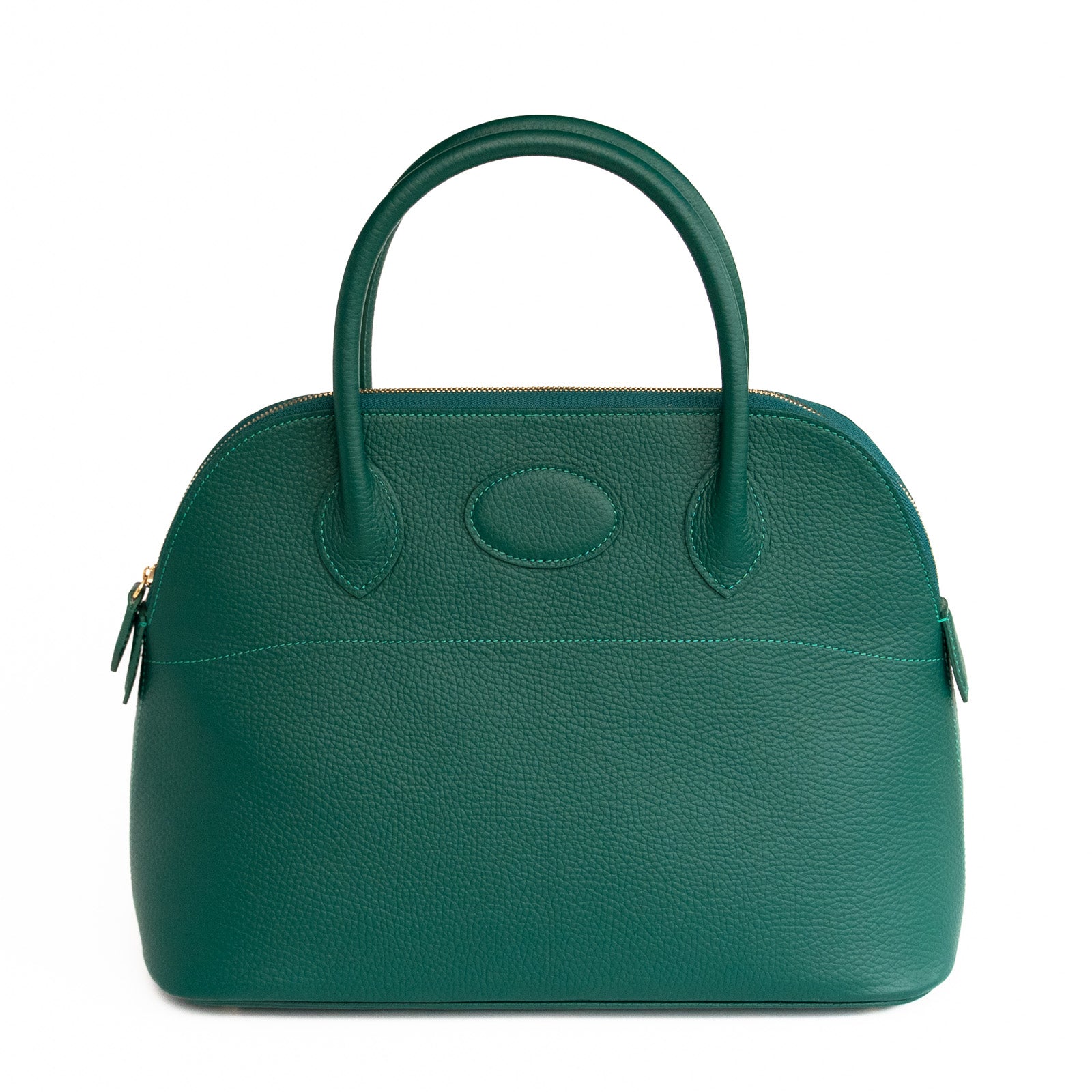 [Special Sale] Luce 31 Cuir Mache Handbag / Emerald