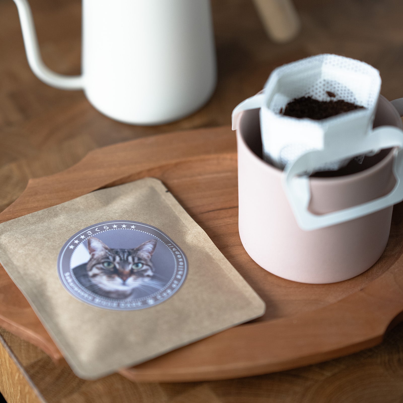 【うちのこカフェ】写真プリント自家焙煎コーヒードリップバッグ10個入り