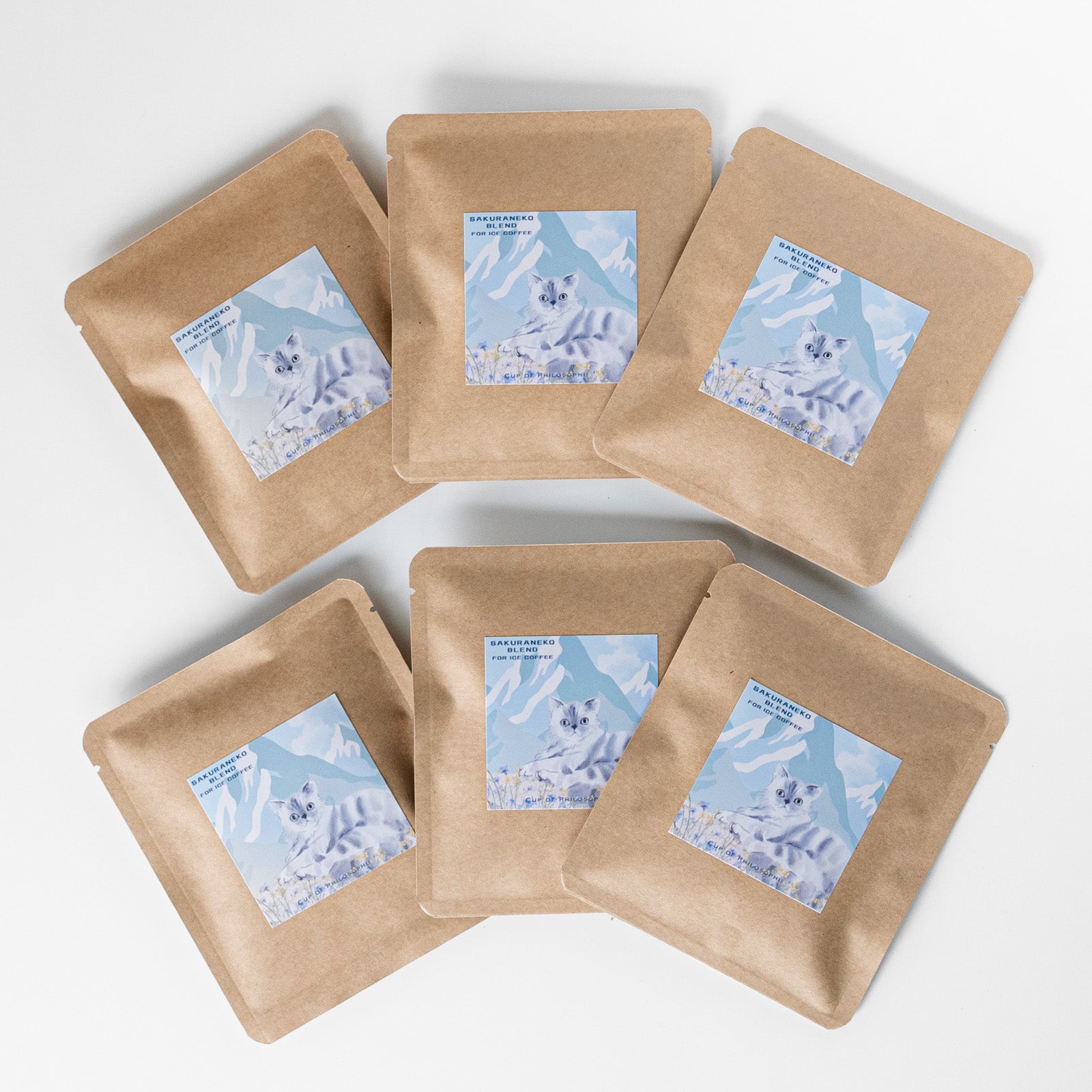 【アイスコーヒーにおすすめ】さくらねこブレンド for ICE COFFEE・自家焙煎ドリップバッグ6個入り