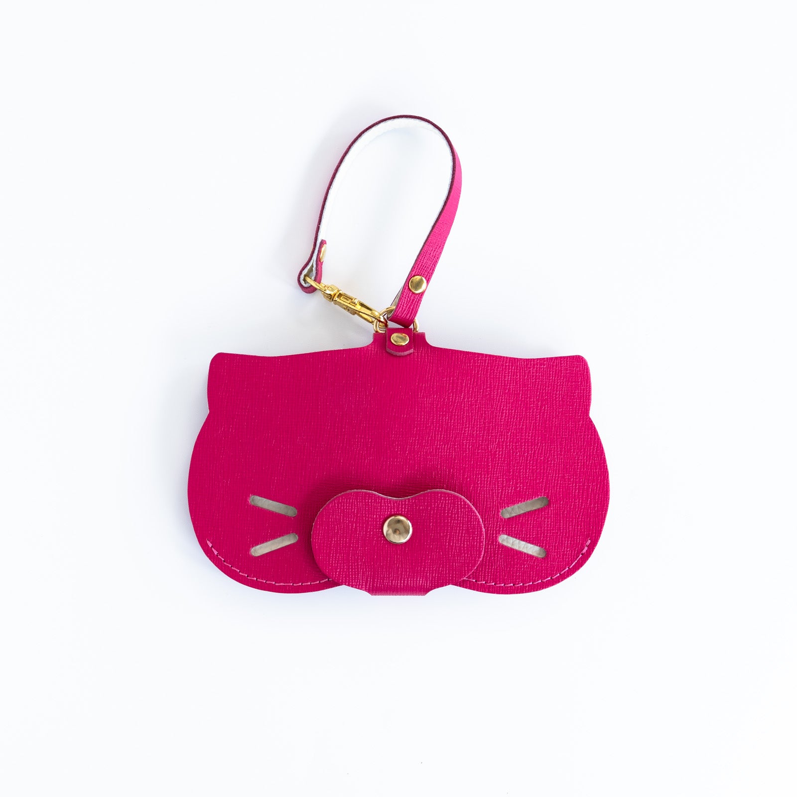 [Limited Color] Nyan Face Glasses Case - Rose Pink
