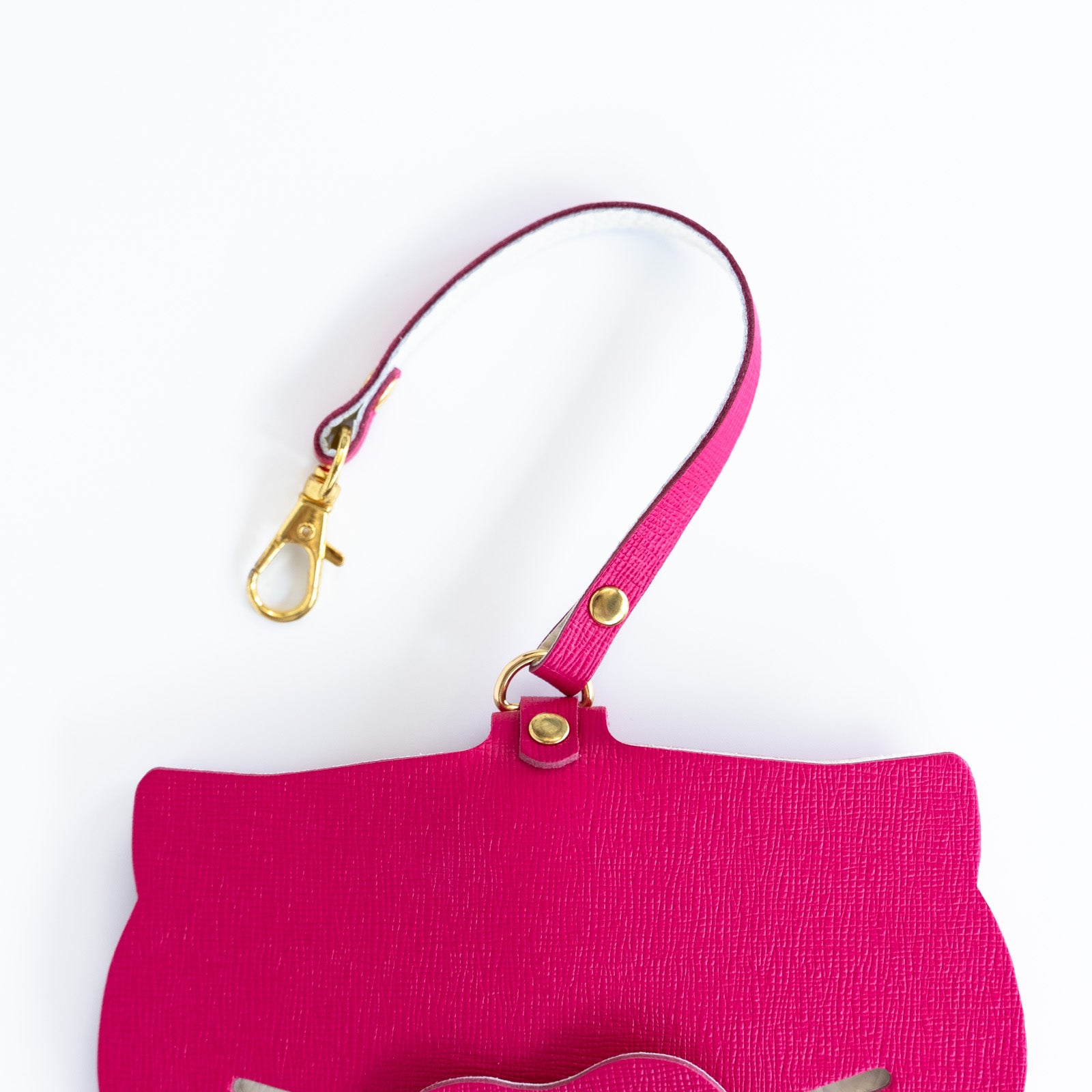 [Limited Color] Nyan Face Glasses Case - Rose Pink