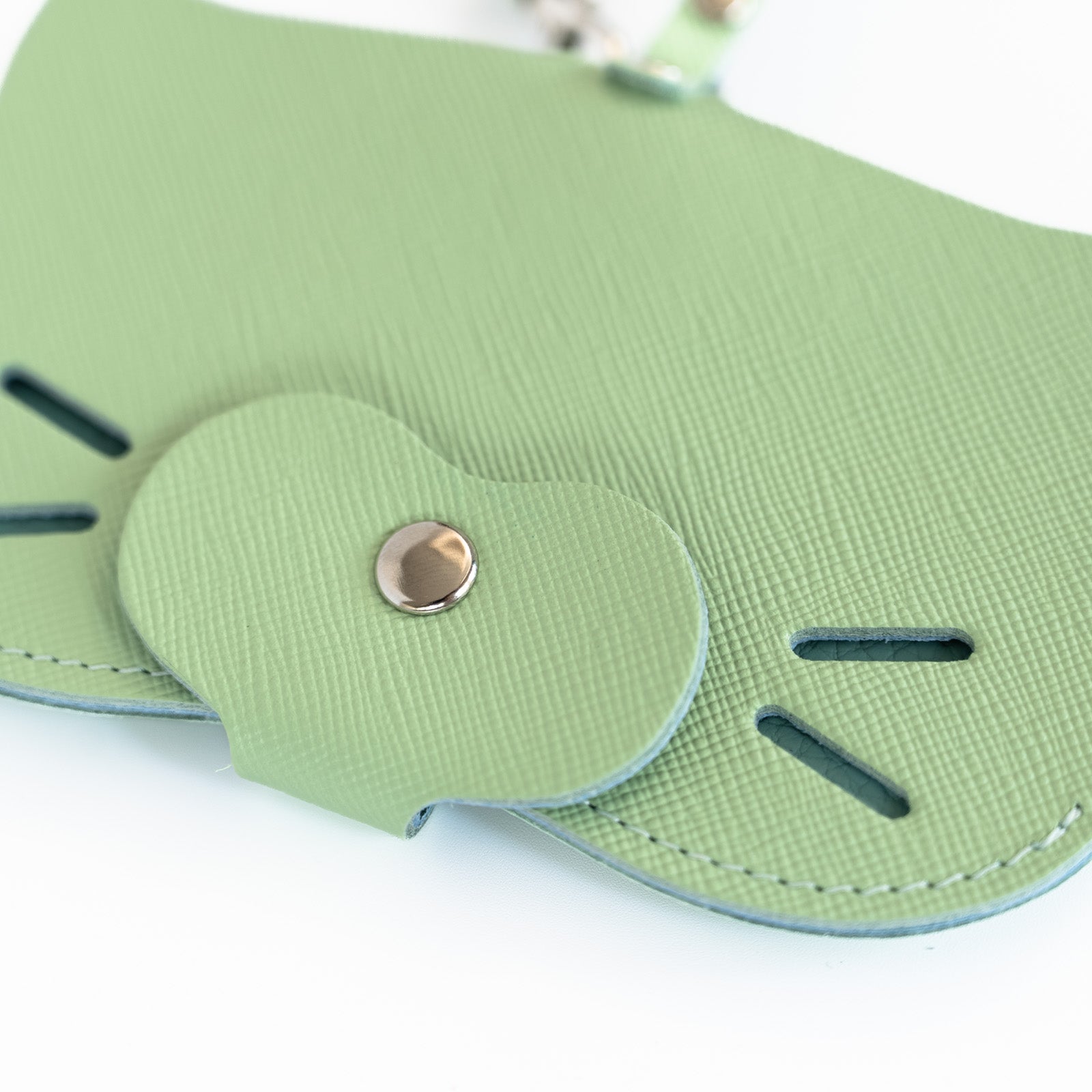 [Limited Color] Nyan Face Glasses Case - Lime Green