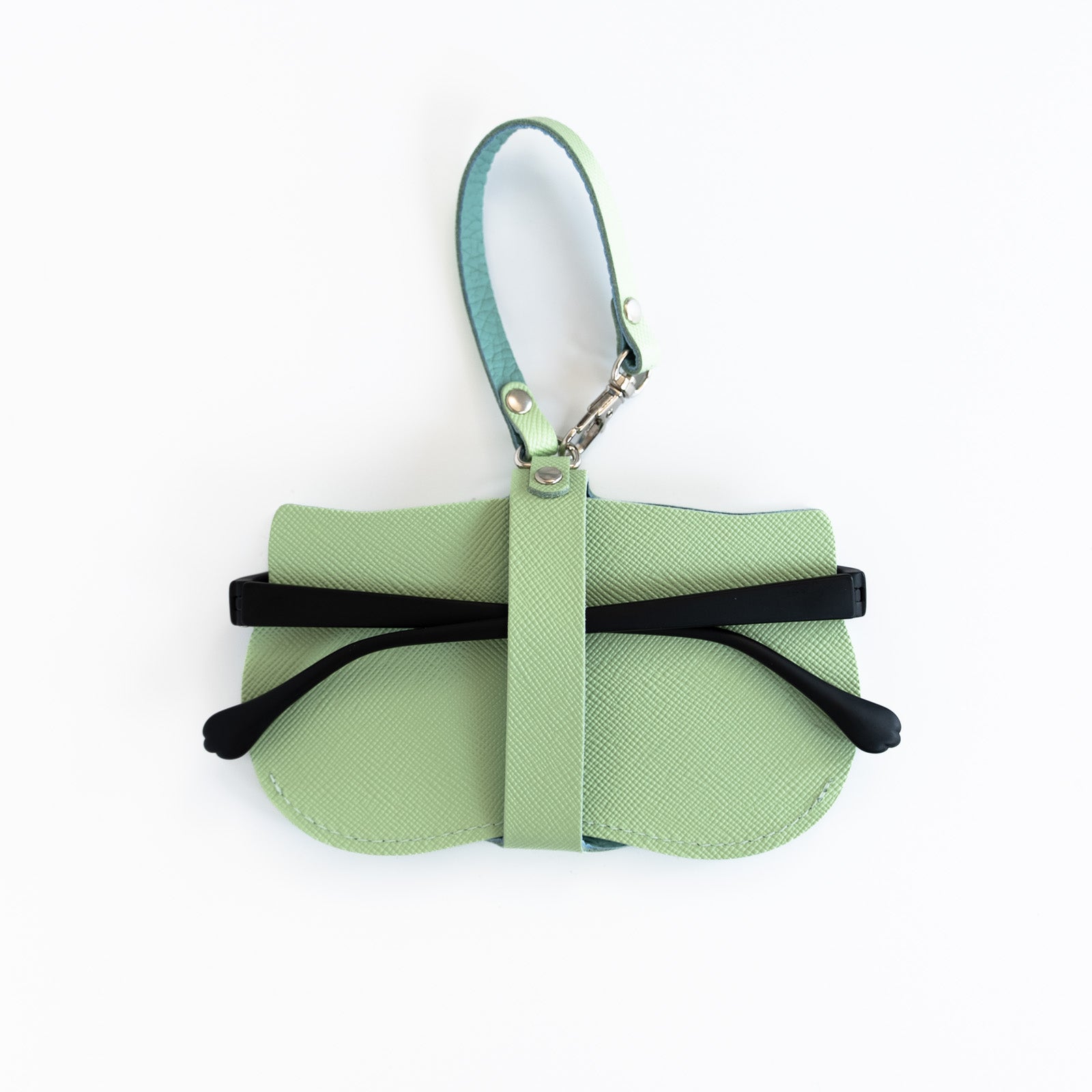 [Limited Color] Nyan Face Glasses Case - Lime Green