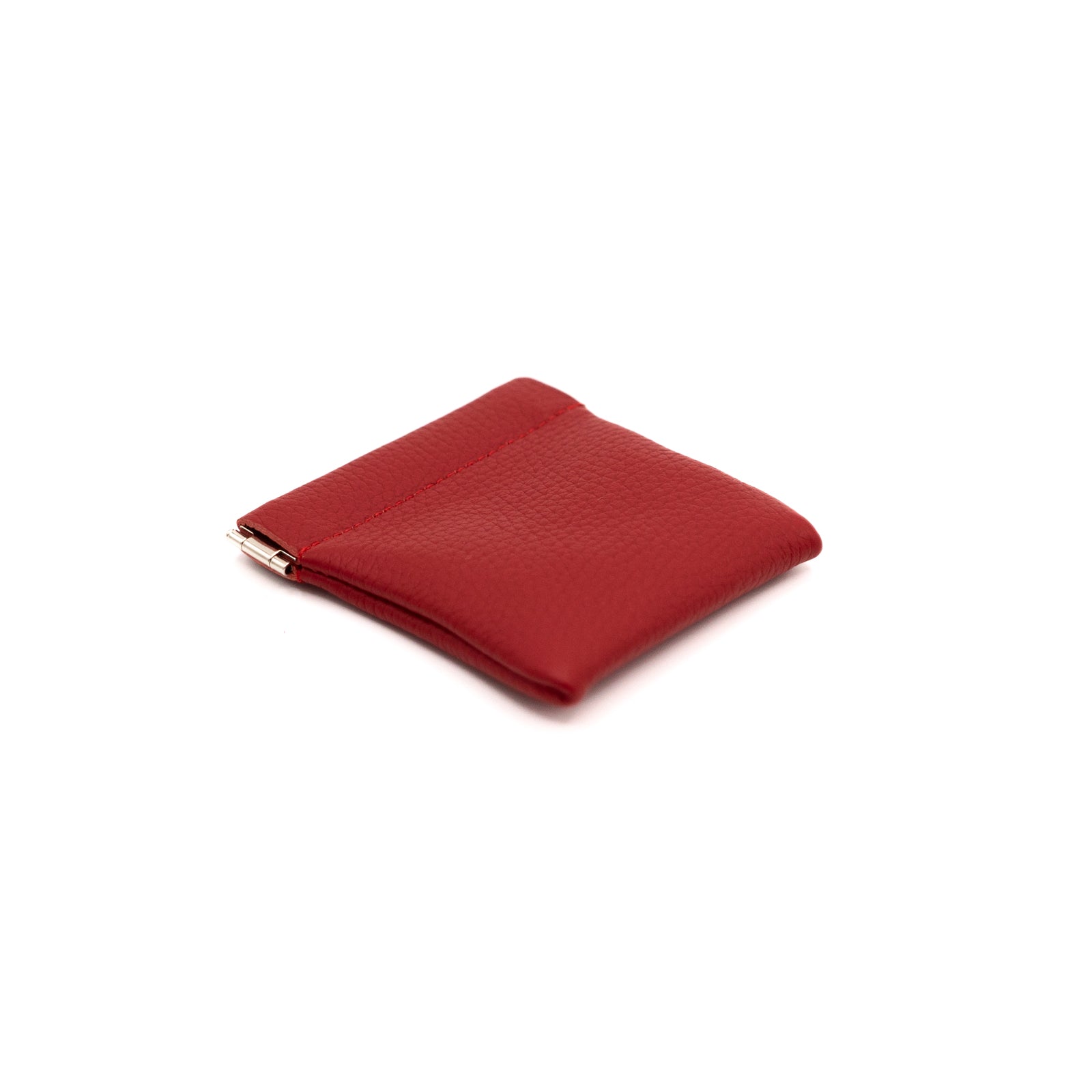 [Service item] Square spring mouth pouch S / Cuir Marsh