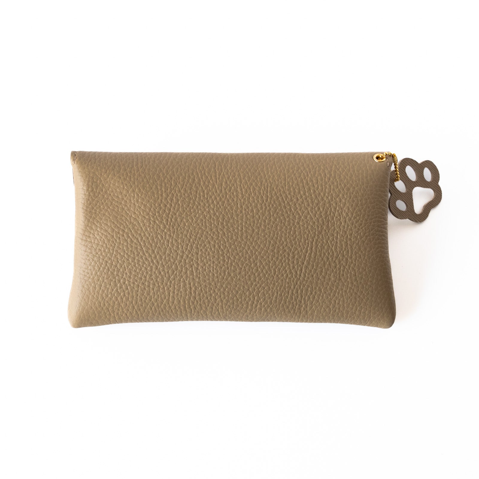 [Limited Color] Frunja Pouch L - Cuir Haché / Tourterelle