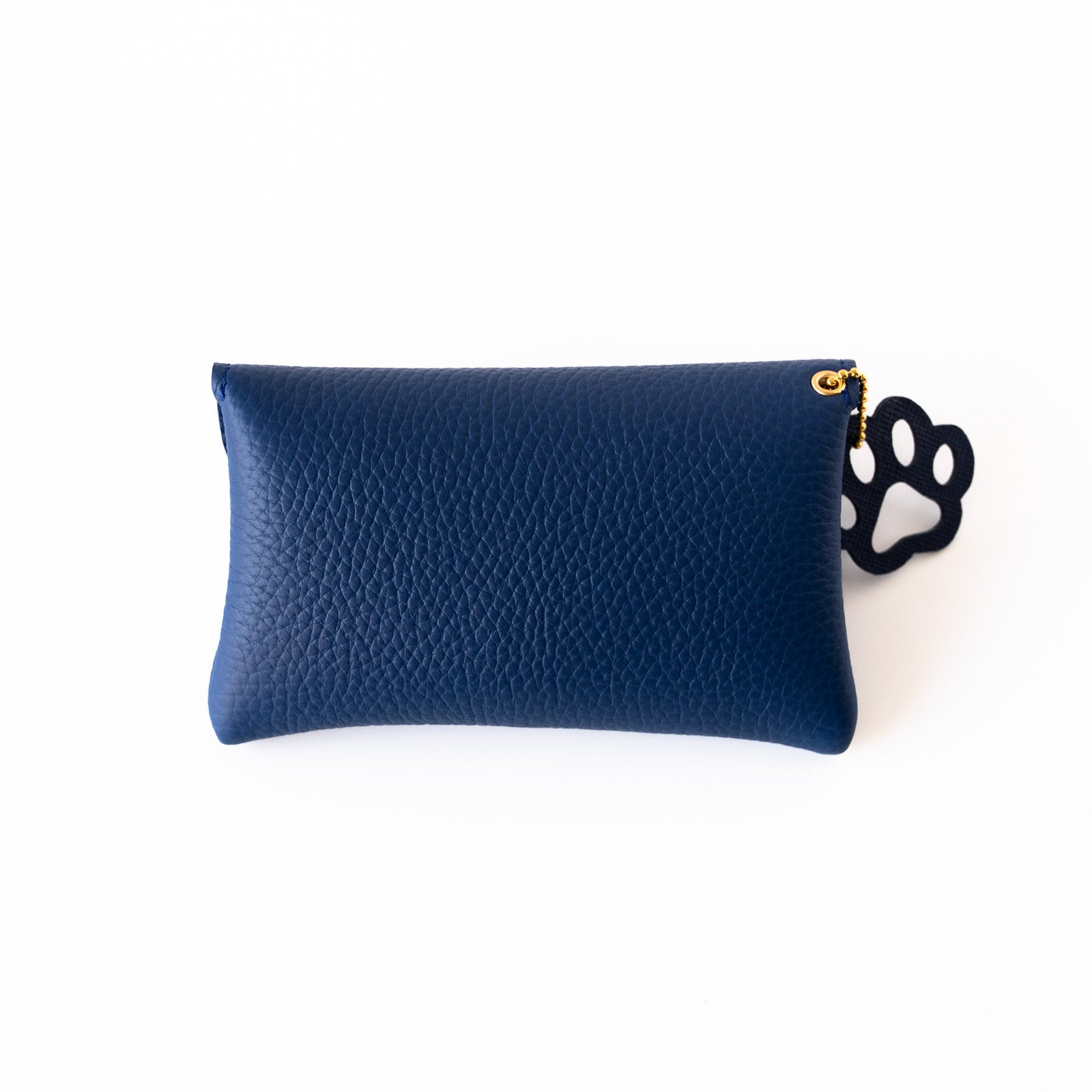 [Limited Color] Frunja Pouch M - Cuir Haché / Royal Blue