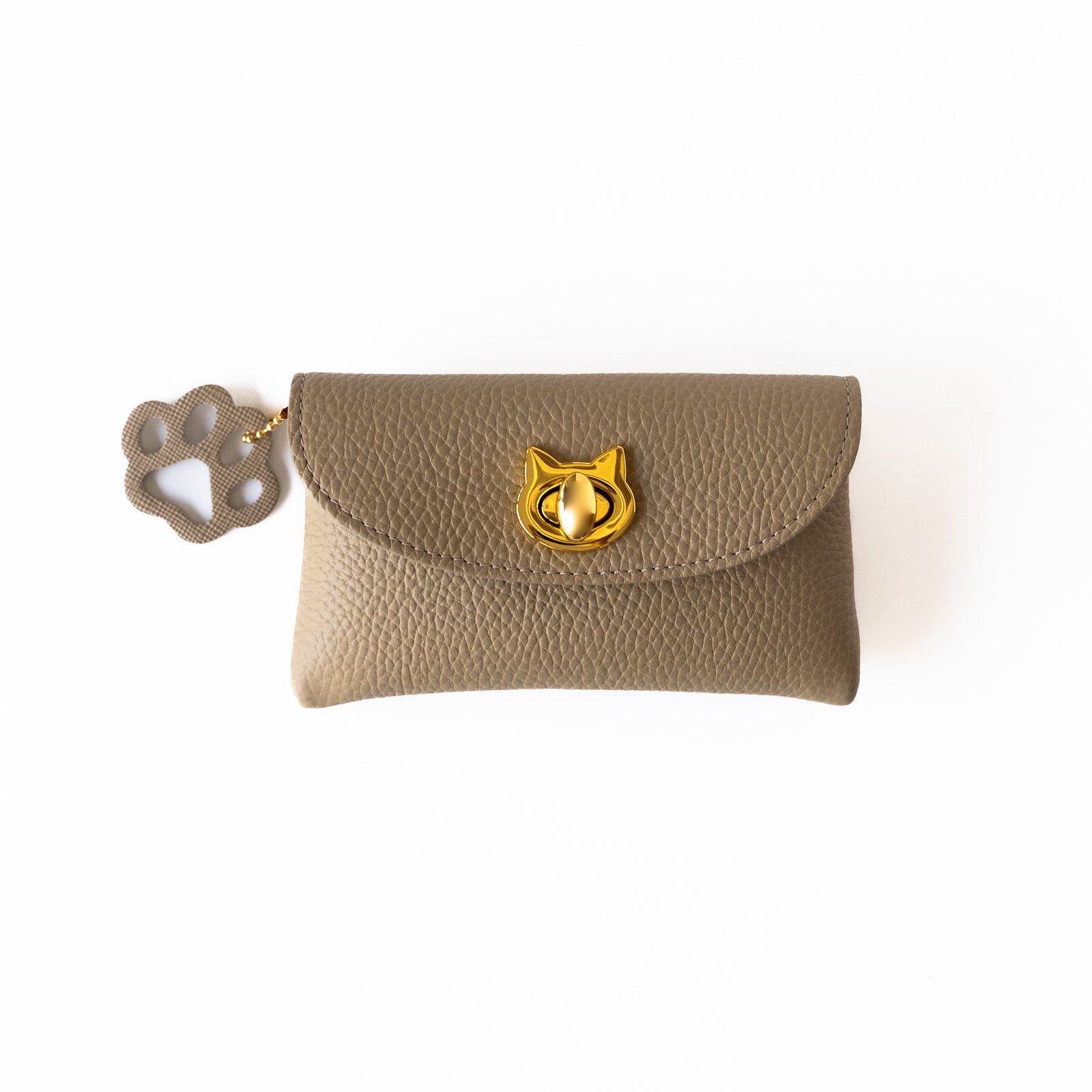 [Limited Color] Frunja Pouch M Cuir Maché / Tourterelle