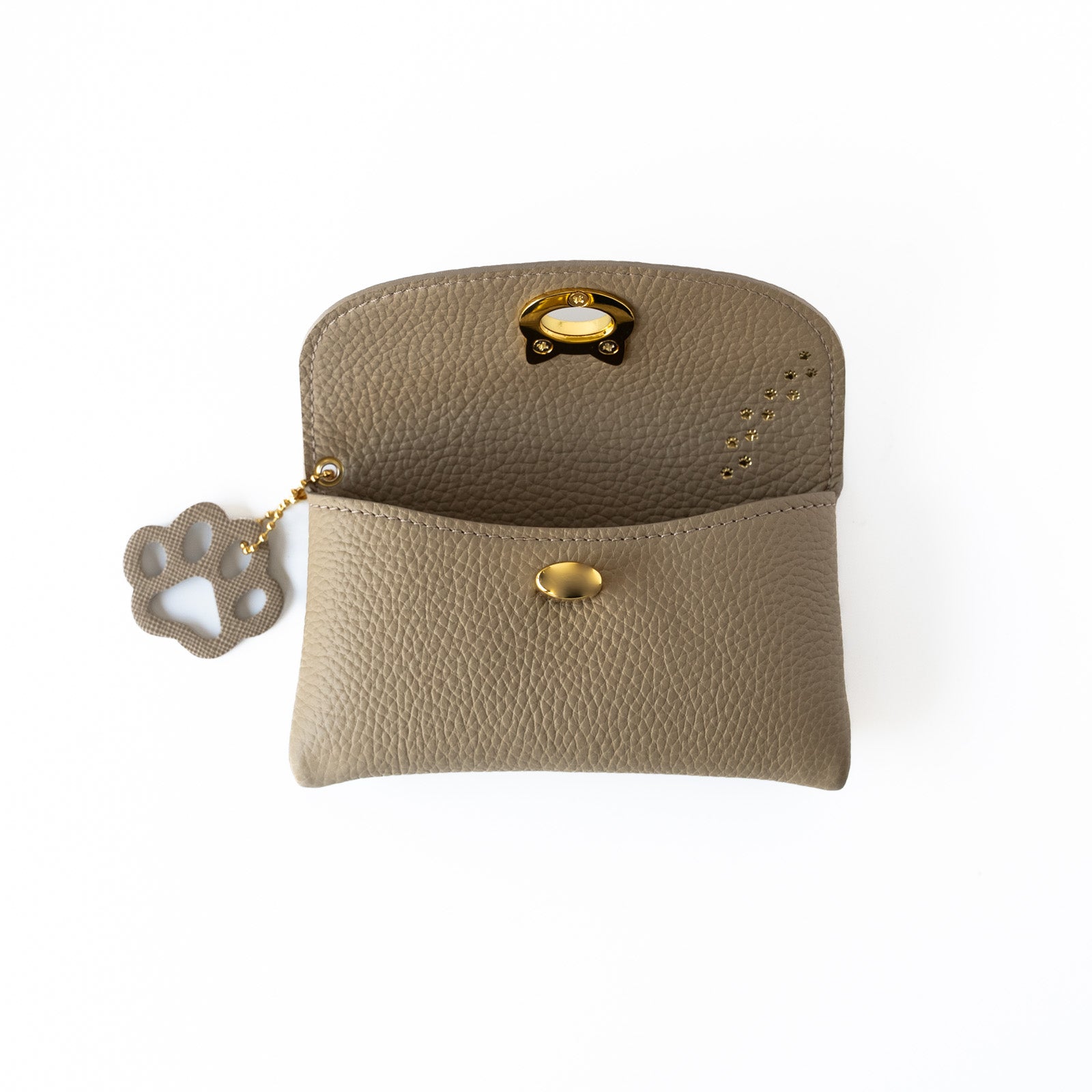 [Limited Color] Frunja Pouch M Cuir Maché / Tourterelle