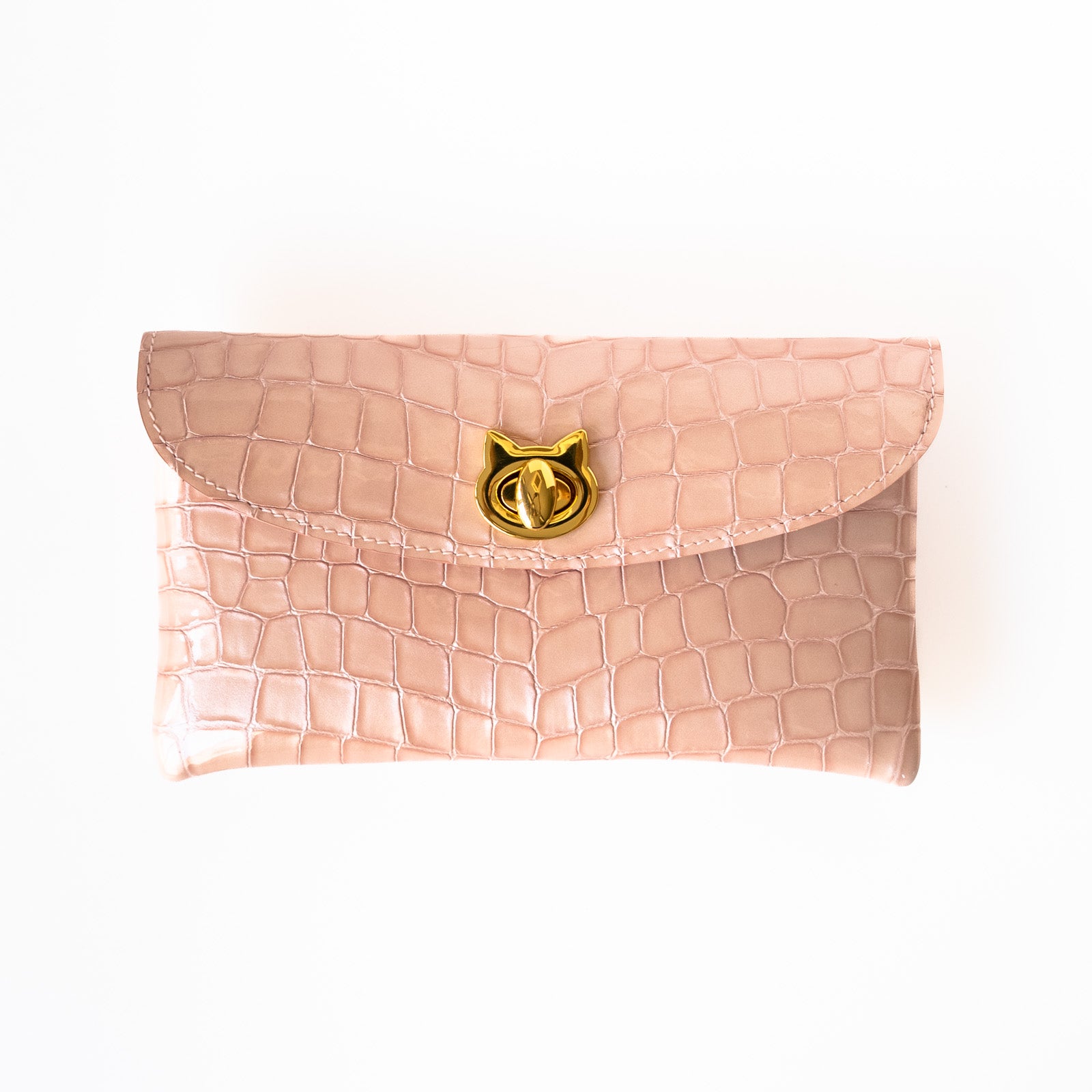 [Limited Color] Flap Wallet Flunya Long Chromelle / Peach Gelee