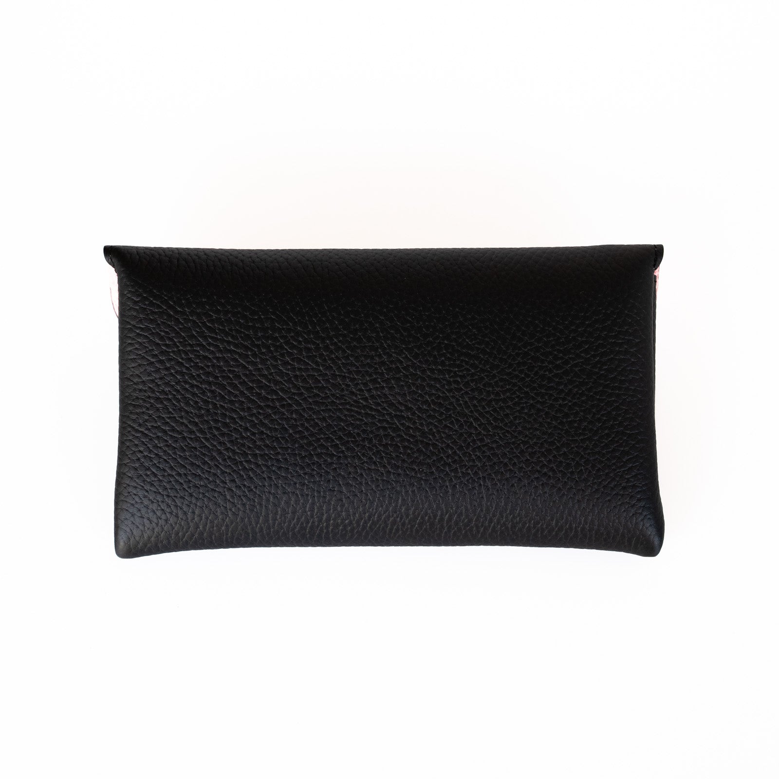 [Limited Edition Color] Flap Wallet - Frunja Long Cuir Mash / Black x Sakura Pink