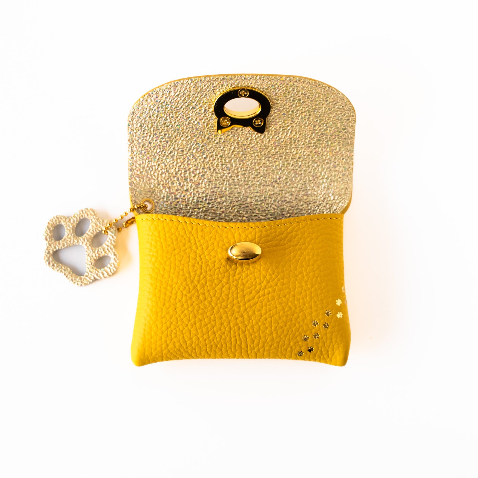 [Limited Edition Color] Frunja Pouch S Cuir Mash / Jonquille x Aurora Yellow