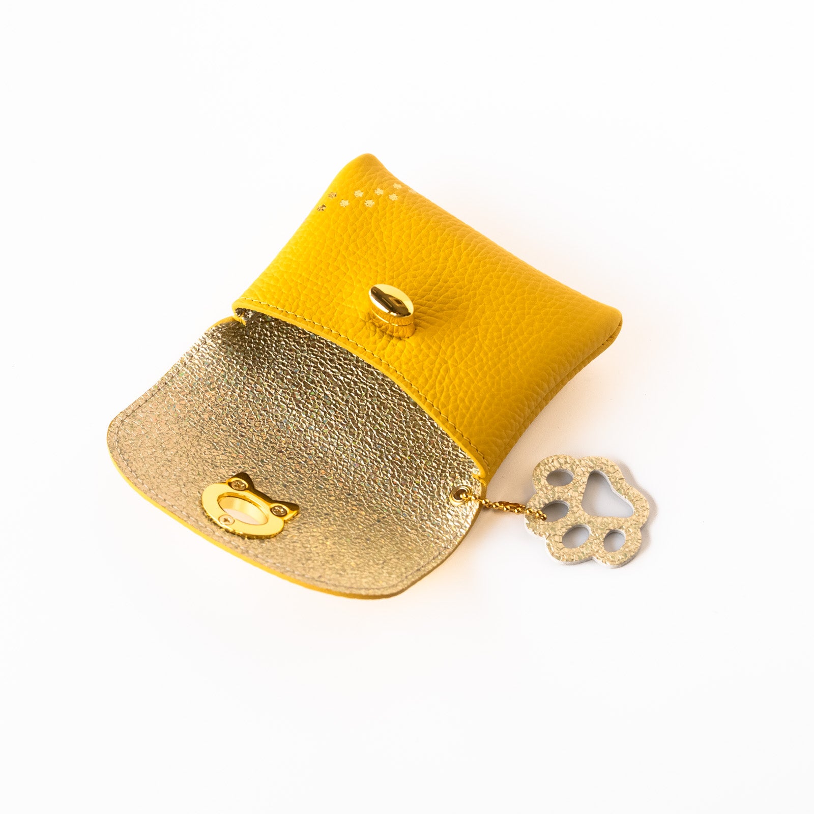 [Limited Edition Color] Frunja Pouch S Cuir Mash / Jonquille x Aurora Yellow