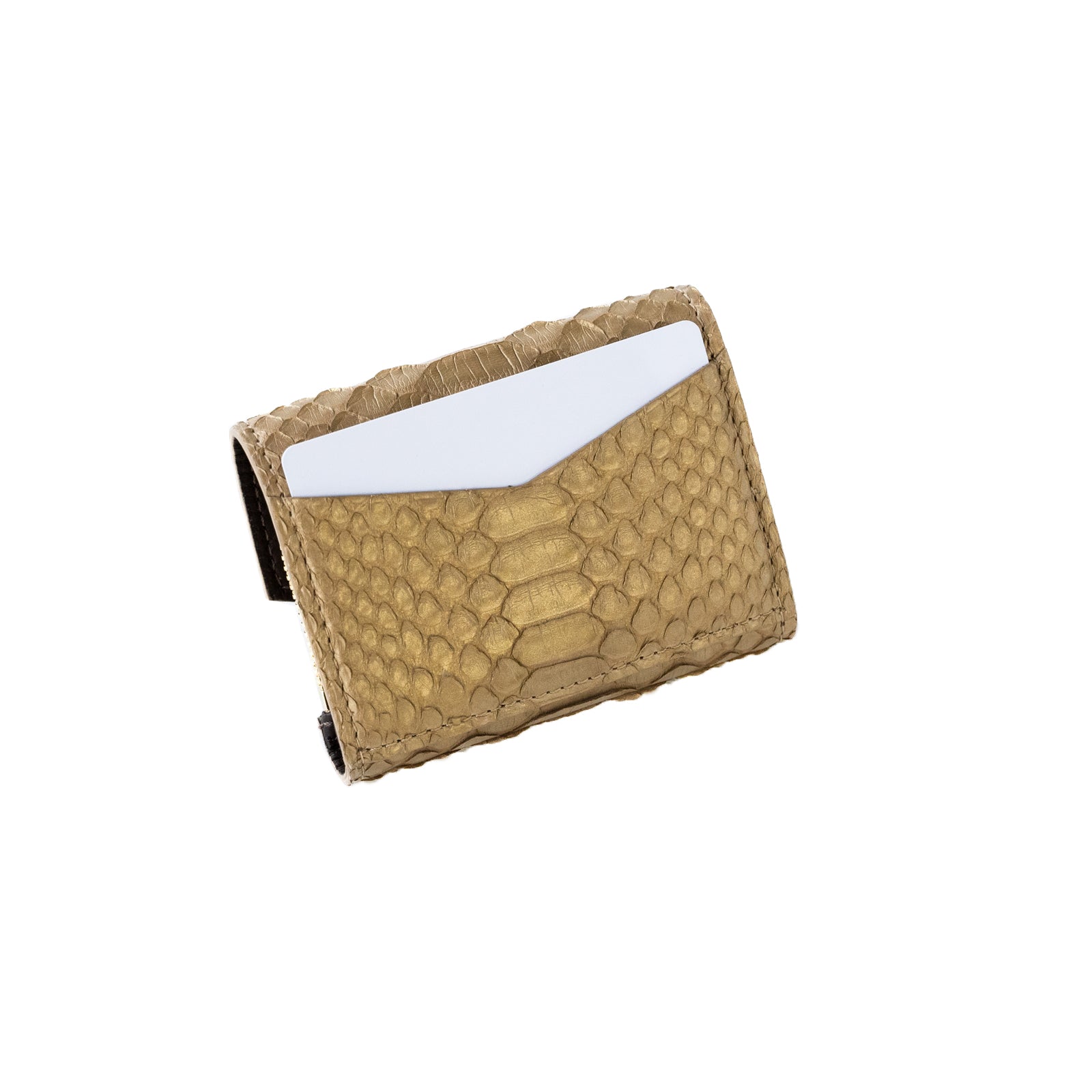 [Made to order 9/13 (Fri) - 9/23 (Mon)] Handy Wallet Opera Lily Gold Python / Antique Gold