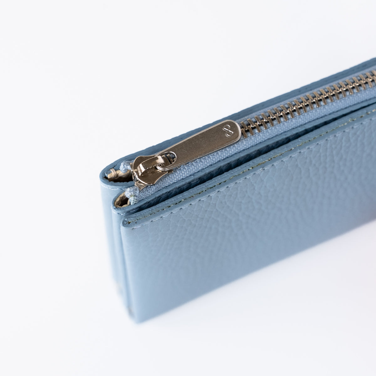 Made to Order: Small Bi-fold Wallet "Nouvelle PALM" / Saxe Blue