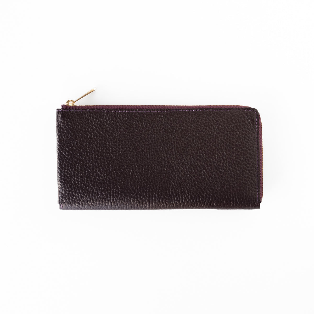 [Made to Order] Small Zip-Around Wallet “Nouvelle ZIP” / Résine (Purple)
