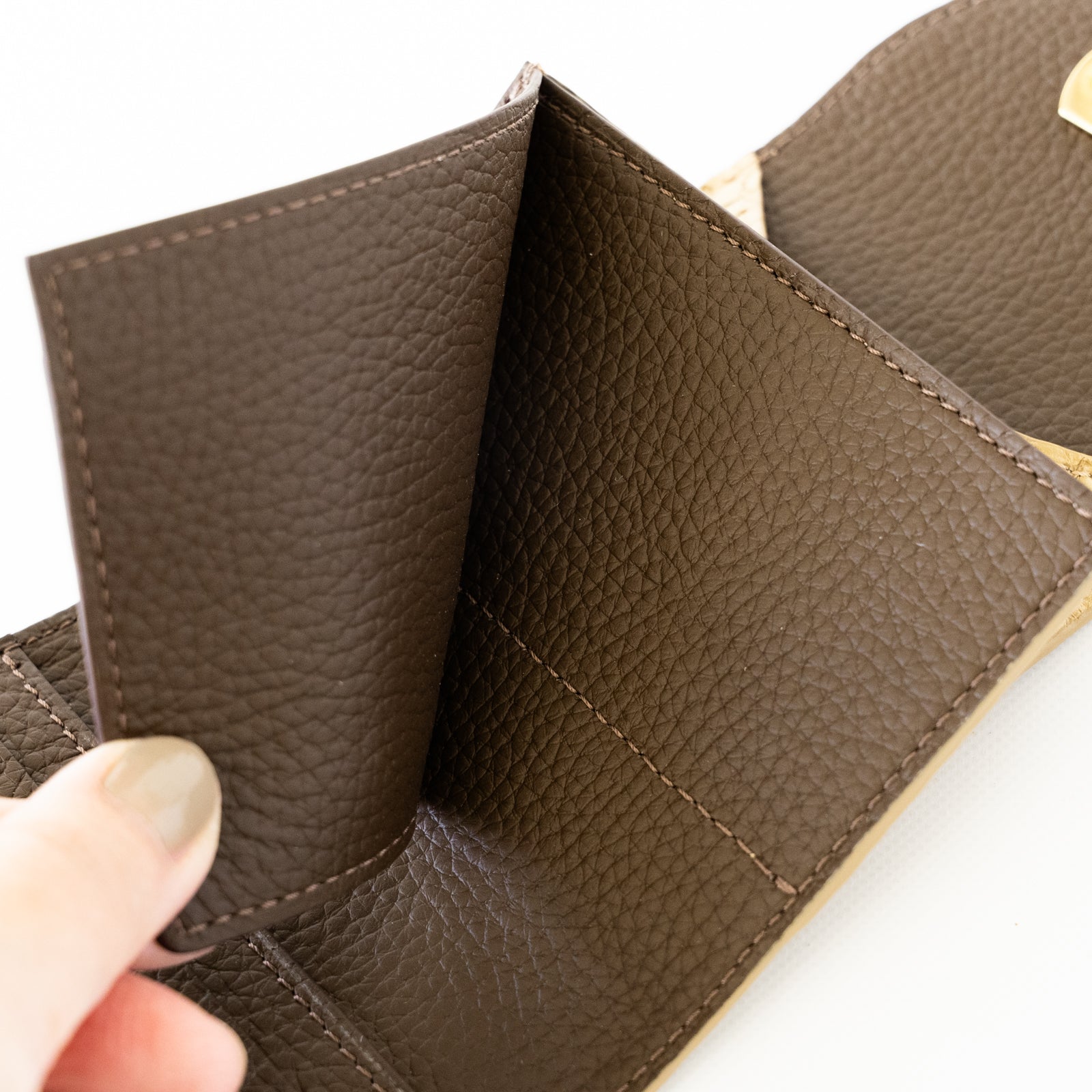 Bi-fold wallet ecle python leather 