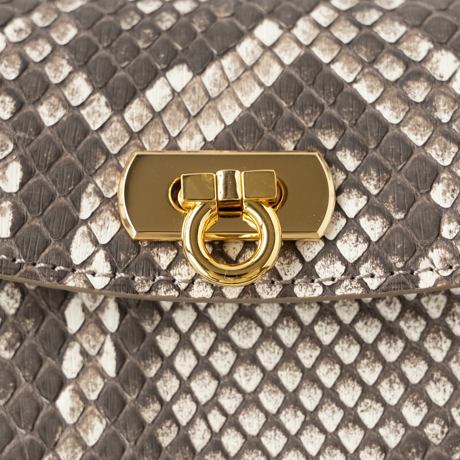 Flap Wallet Fleur Long Python