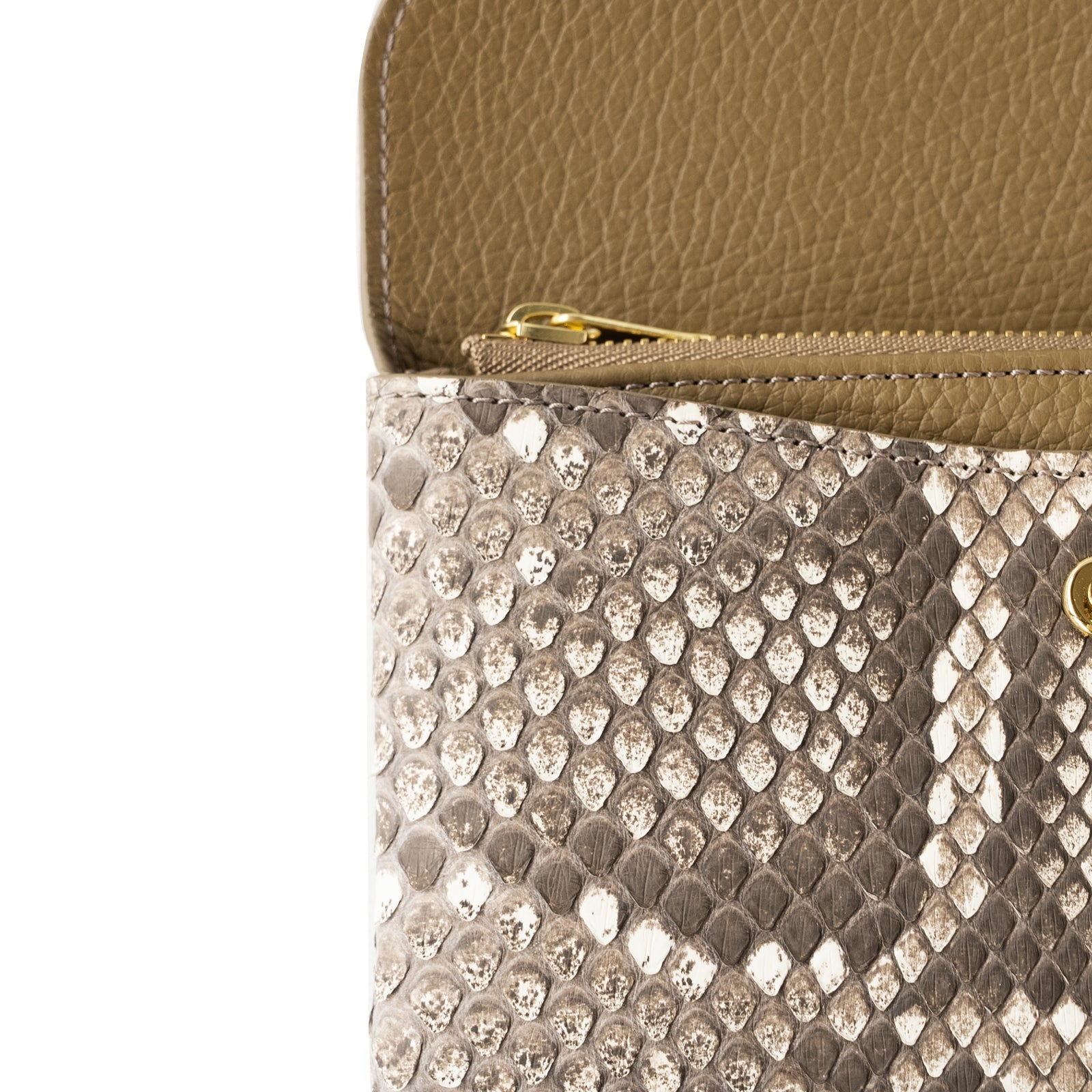 Flap Wallet Fleur Long Python