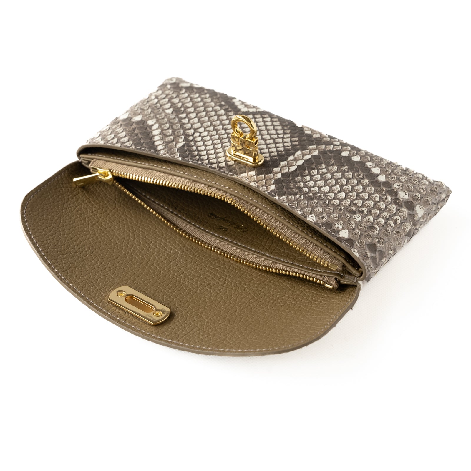 Flap Wallet Fleur Long Python