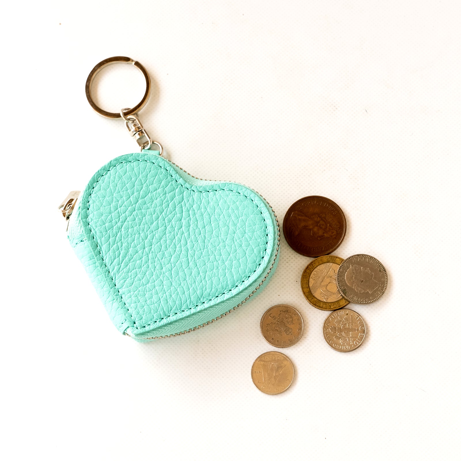 Heart coin case Taurillon Clemence
