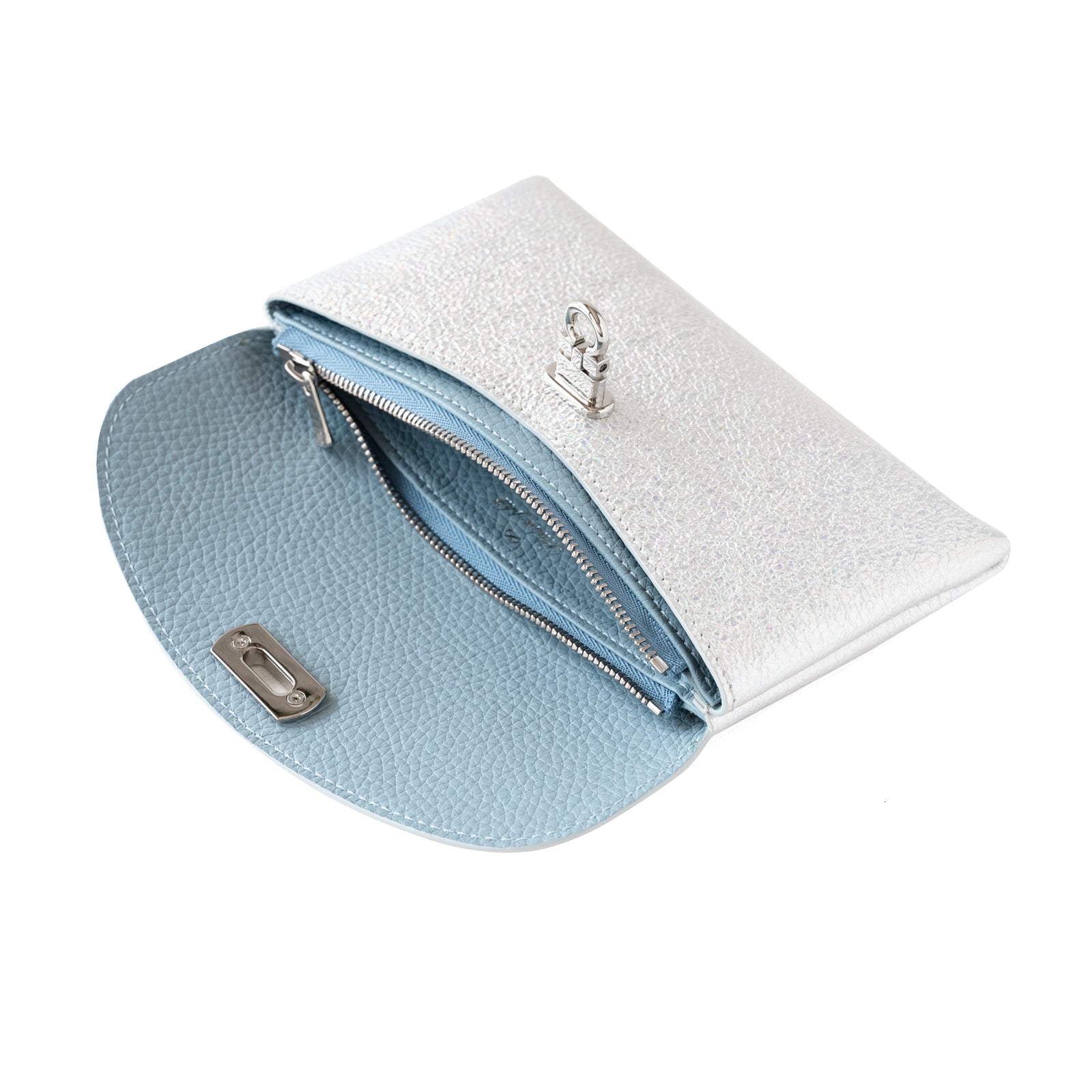 [Color order] Flap wallet Fleur long prism leather