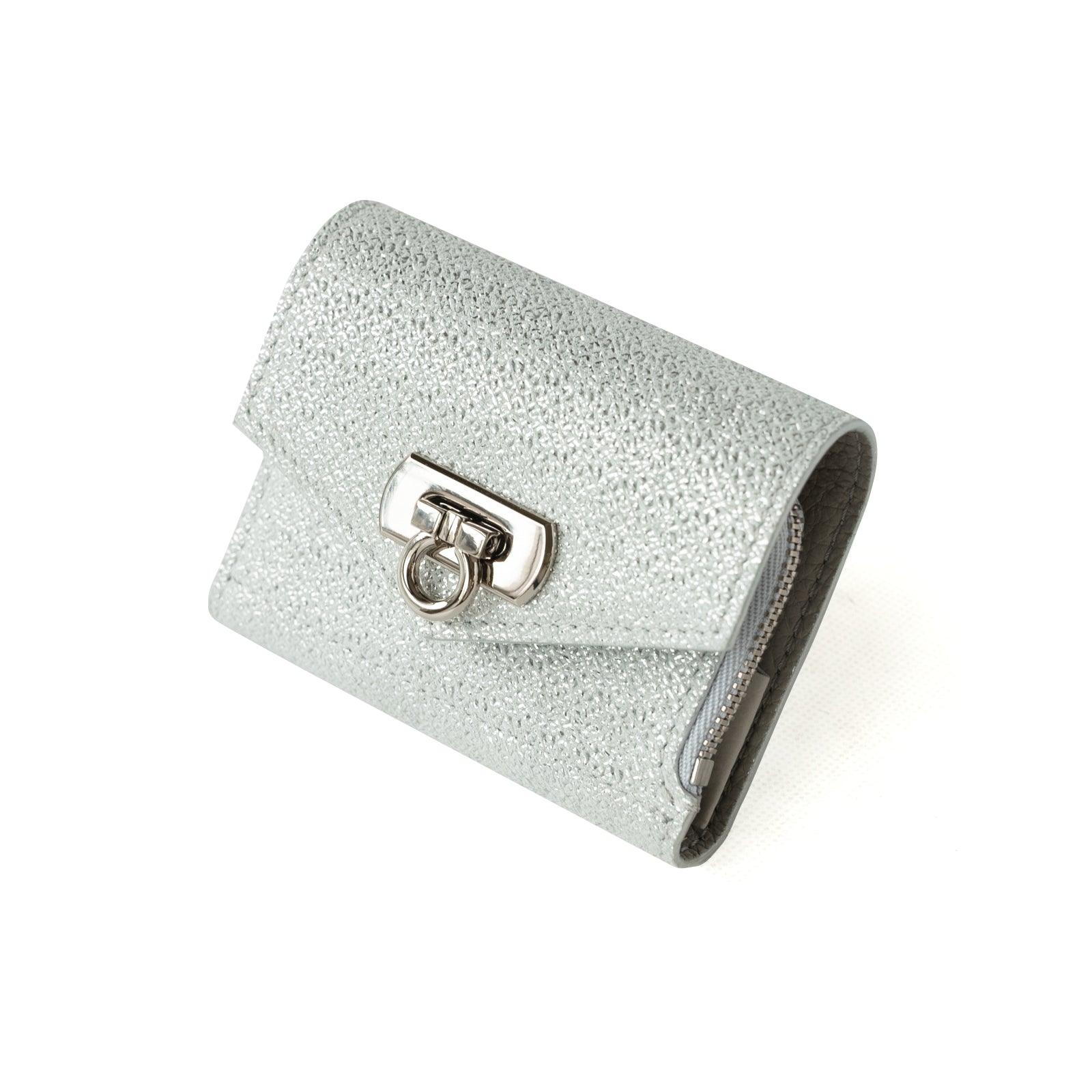 [4/19-4/26 Limited time only, pre-order sales] Handy Wallet Opera Chevre Lumier / Silver