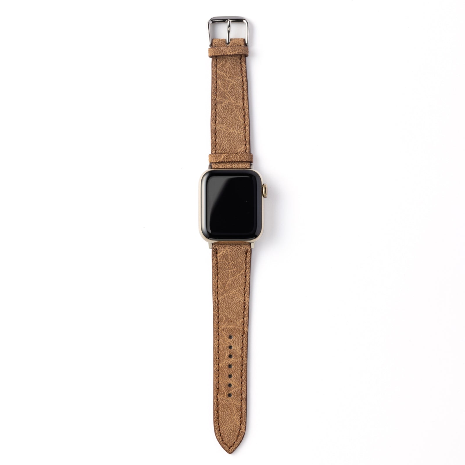 Apple Watch レザーベルト（44MM／40MM）エレファントレザー（象革）