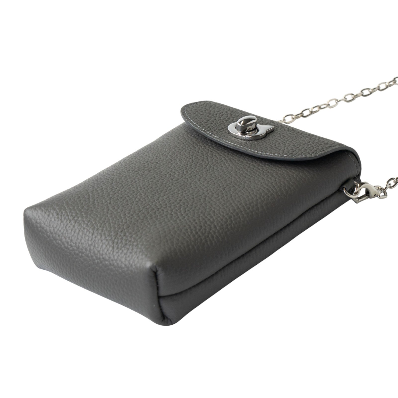 フルーニャスマホポシェット   キュイール・マッシュ  /  グラファイト