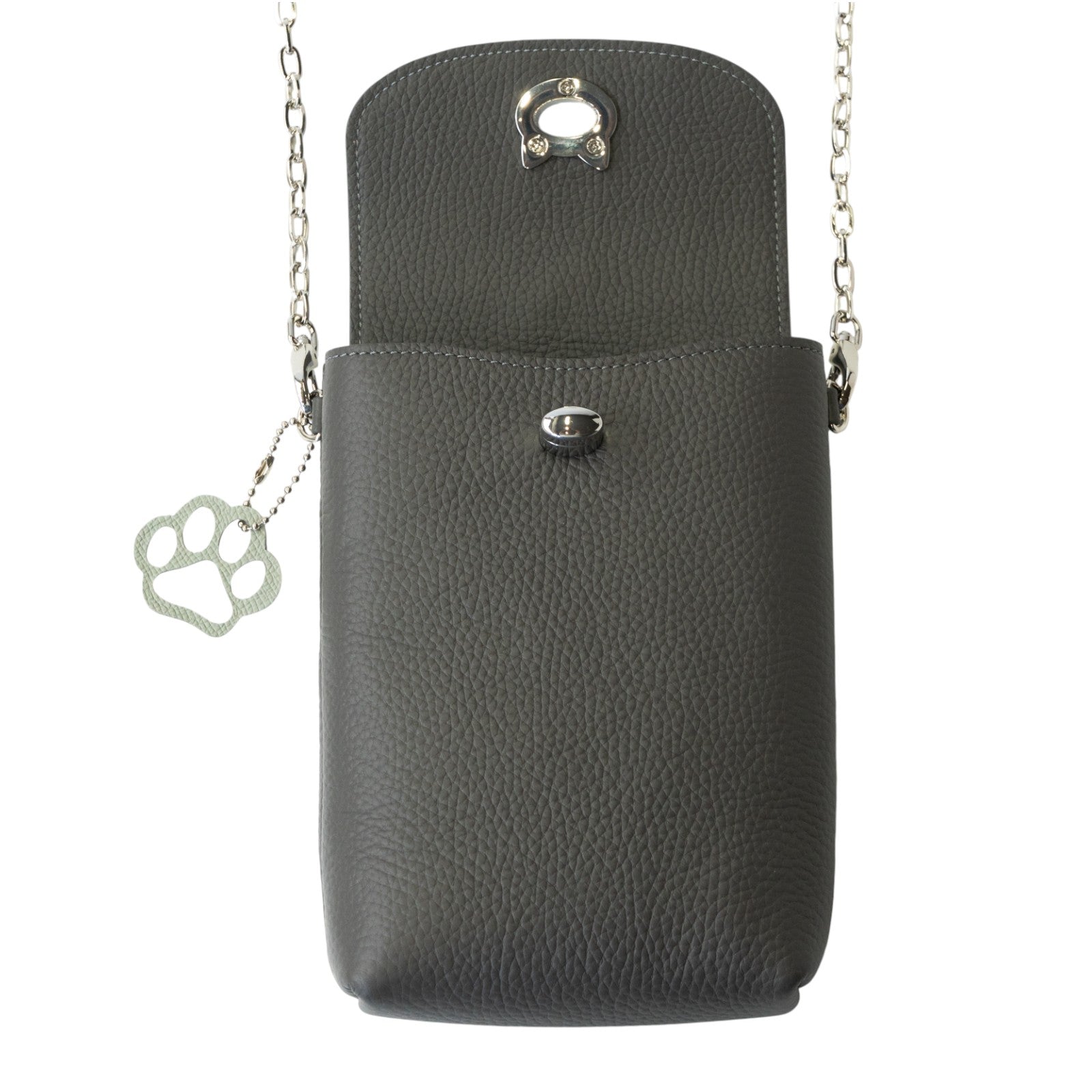 フルーニャスマホポシェット   キュイール・マッシュ  /  グラファイト