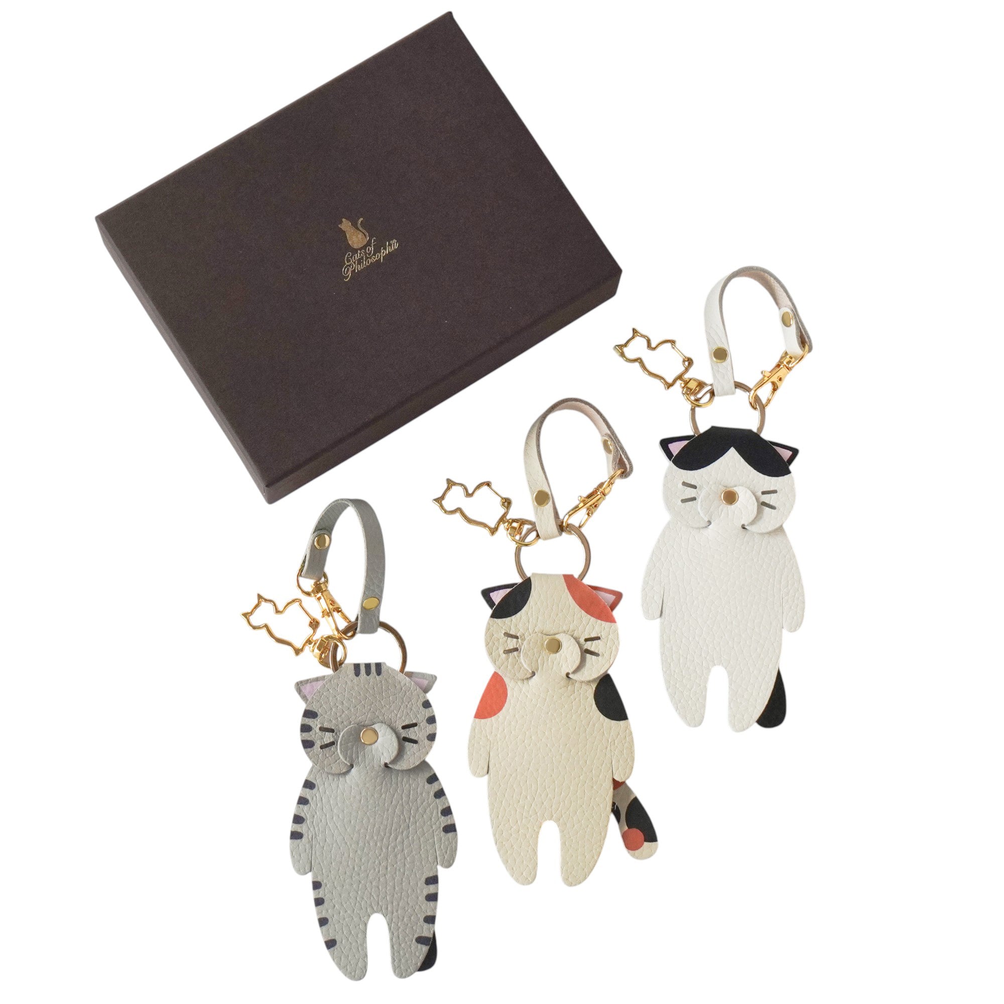 【2/21(土)22:00～23(月)23:59】【猫の日限定】プリントにゃんチャーム　3ニャンズSET