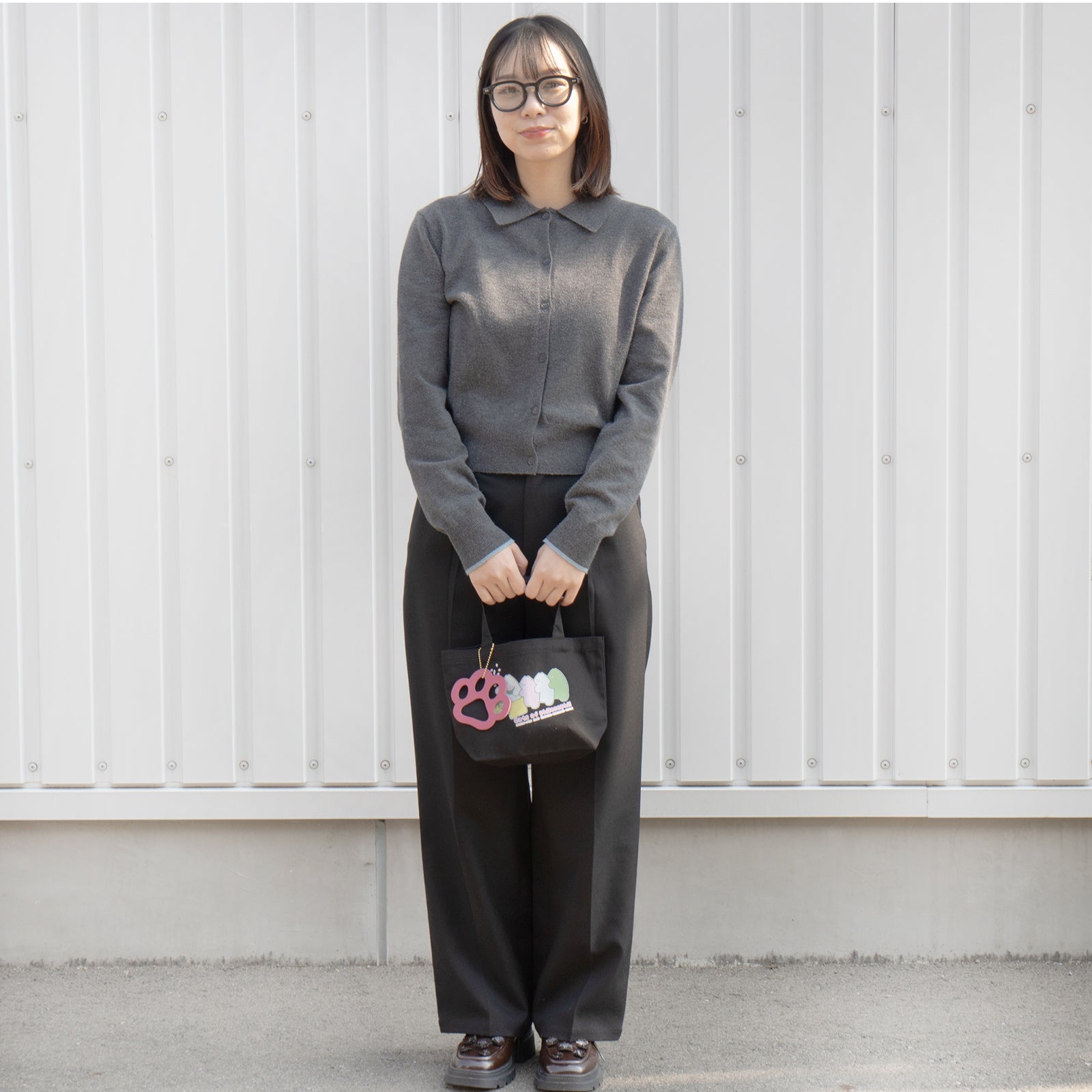 【期間限定：3月20日(金)22:00～22日(日)】にゃんぺんトートバッグ・S  [にゃんぺん＆おだんごBOYS]  /  ブラック