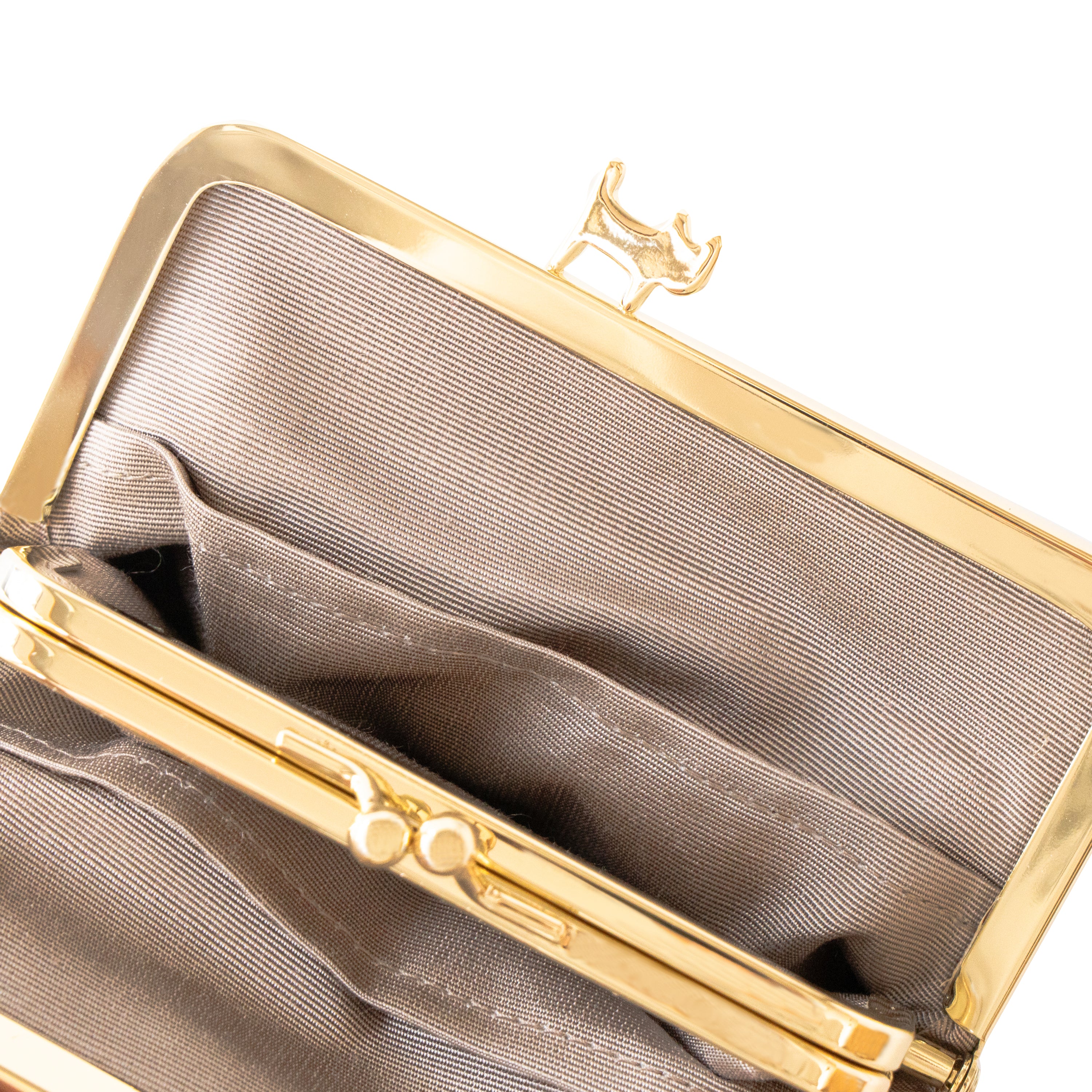 にゃまぐちウォレット　キュイール・マッシュ  /  ブラック