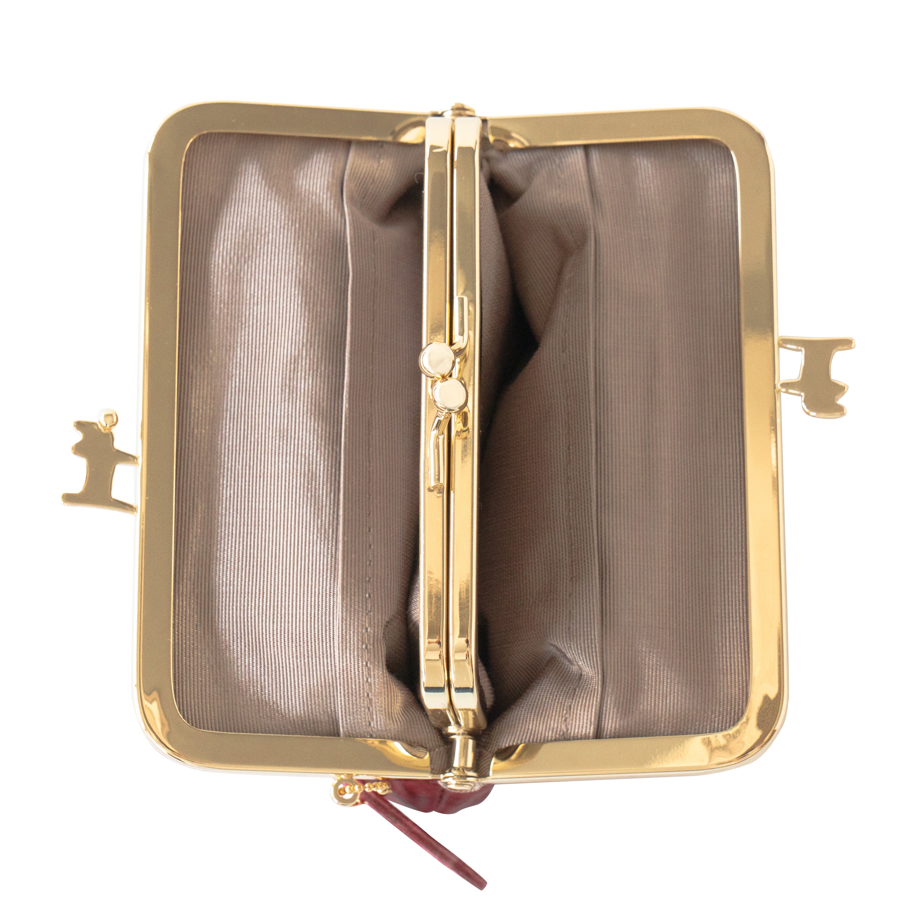 にゃまぐちウォレット　キュイール・マッシュ  / ボルドー