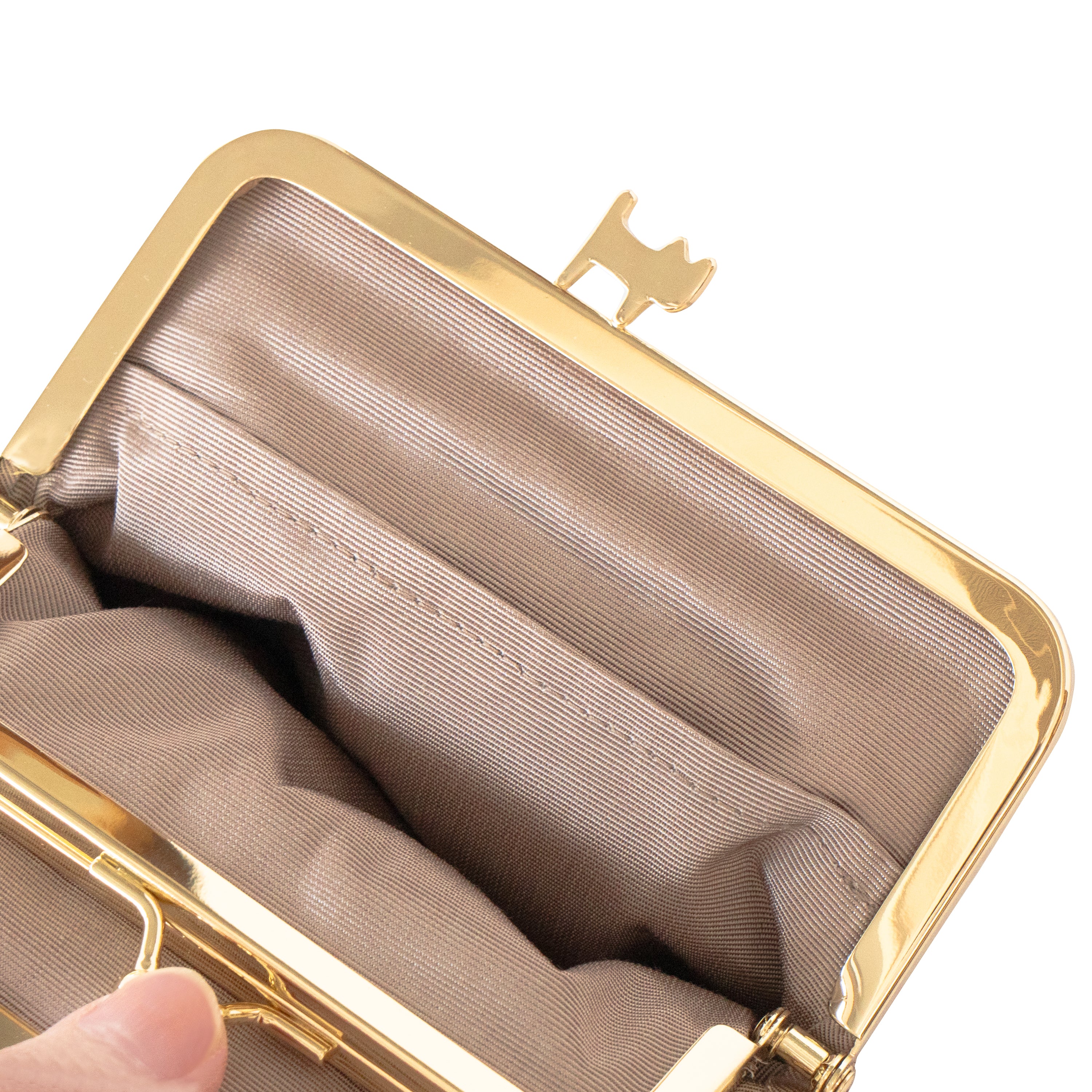 にゃまぐちウォレット　キュイール・マッシュ  / ボルドー