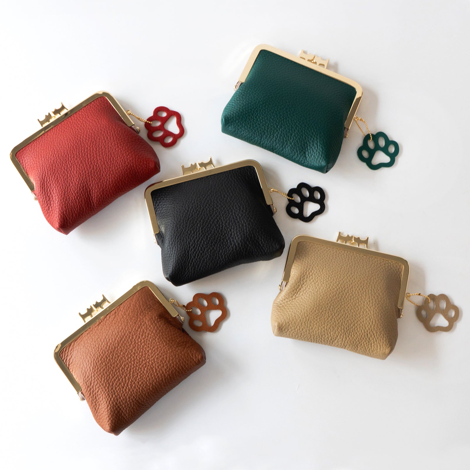 にゃまぐちウォレット　キュイール・マッシュ  / ボルドー