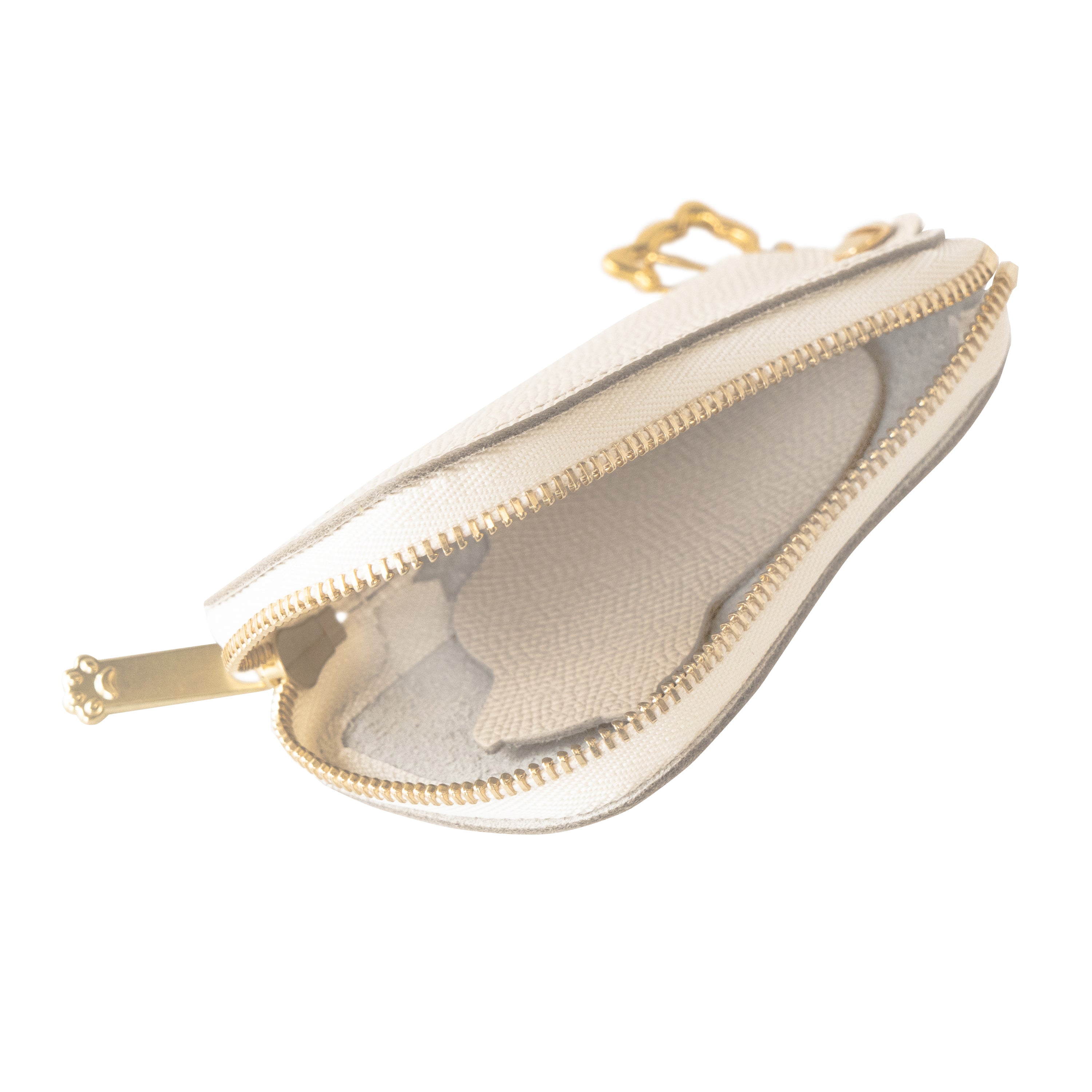 スマートキーケース　キュイール・ミネルバ  /  ヴァニラ