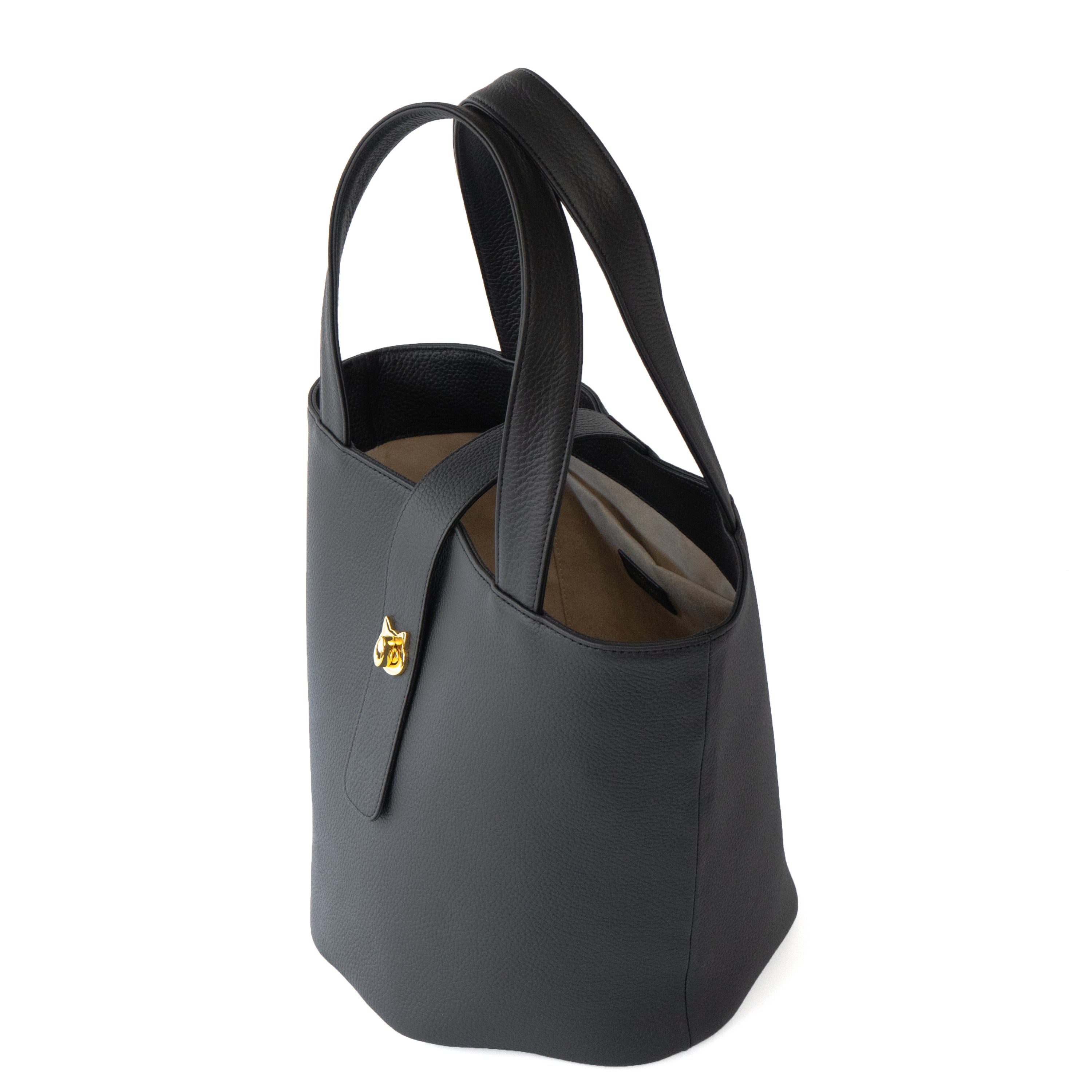 PAW Grande Cuir Mash Bucket Bag in Black (Choose Your Hardware)